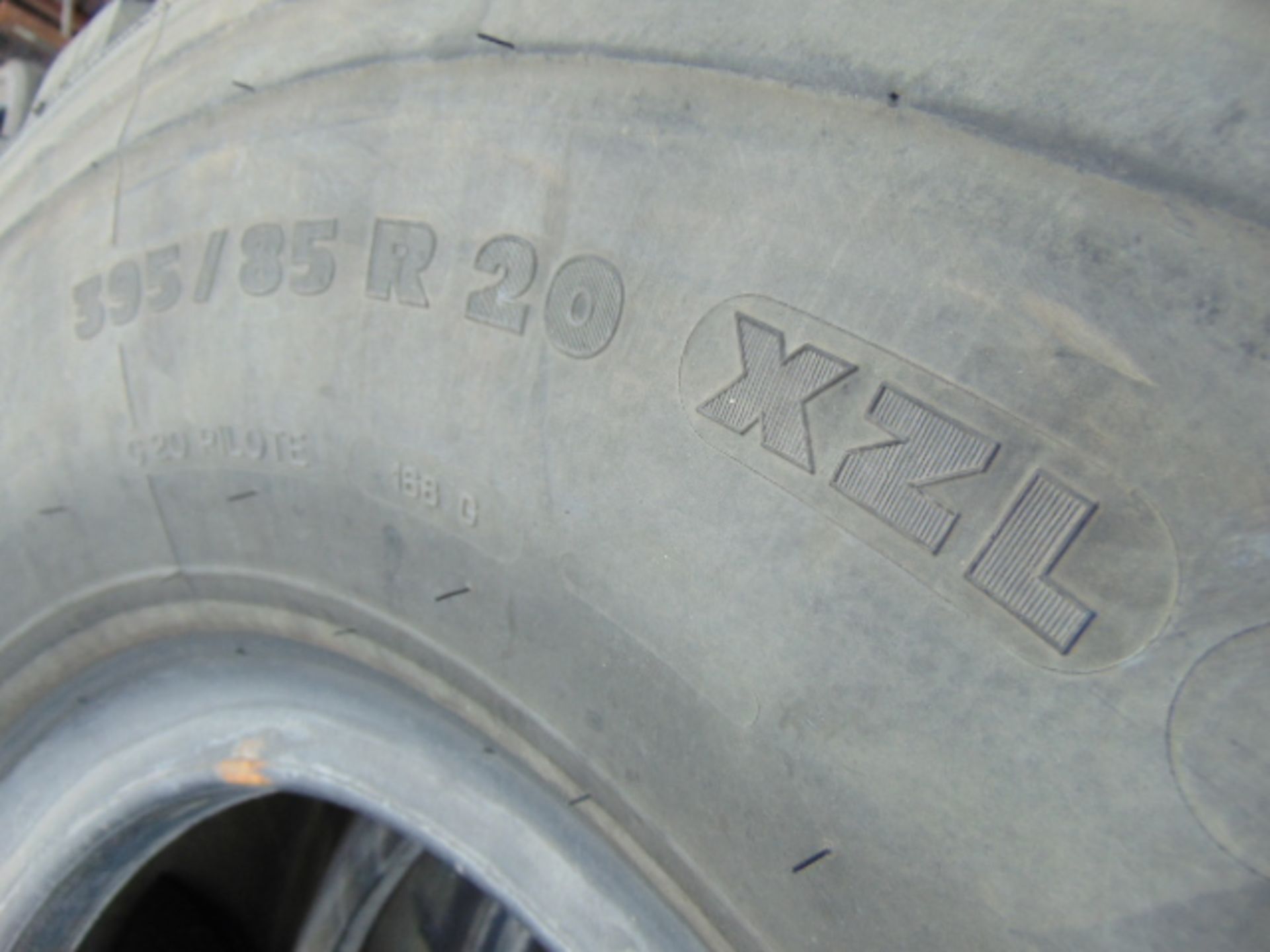 4 x Michelin XZL 395/85 R20 Tyres - Image 5 of 5