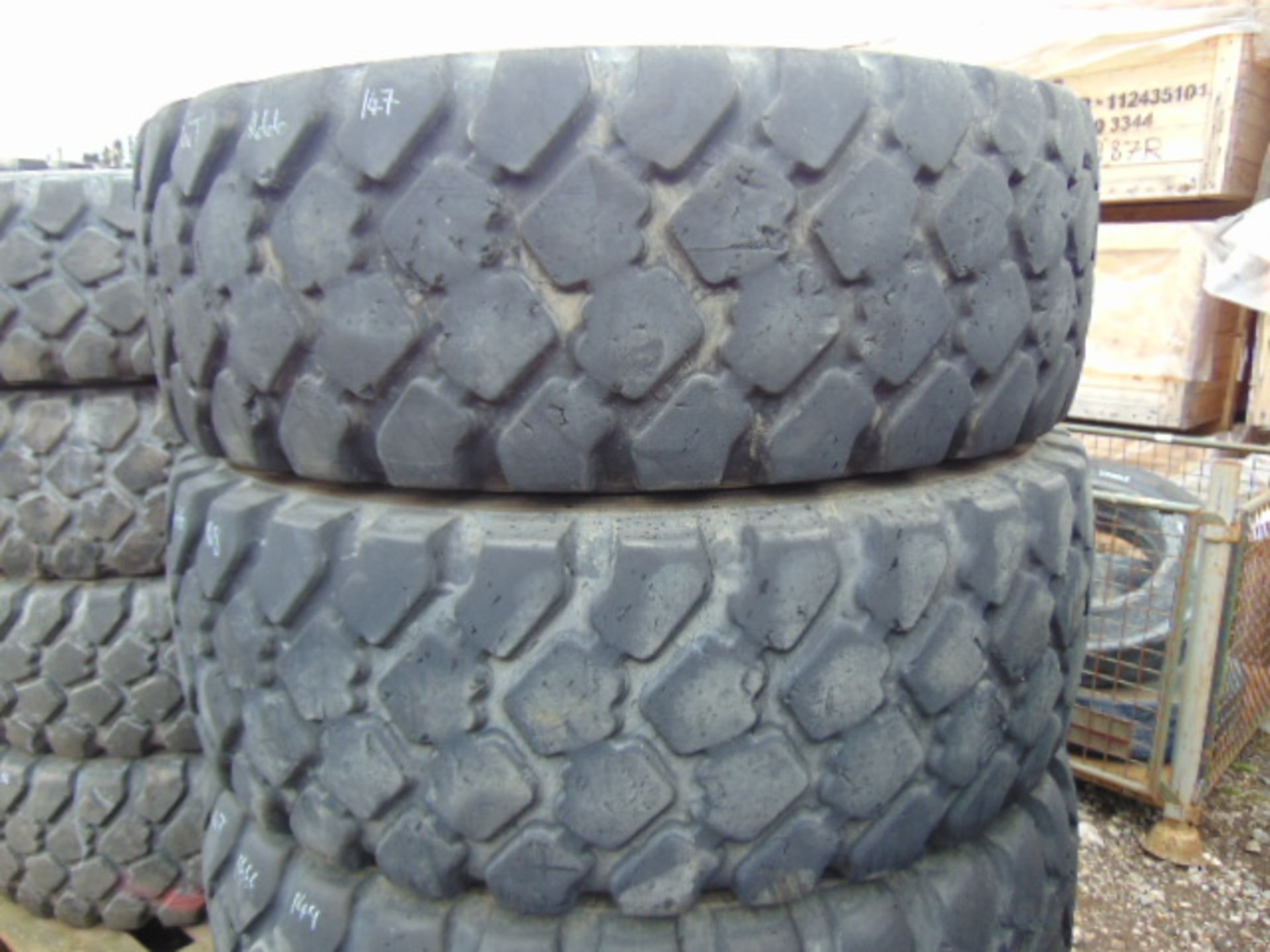 4 x Michelin XZL 395/85 R20 Tyres - Image 2 of 6