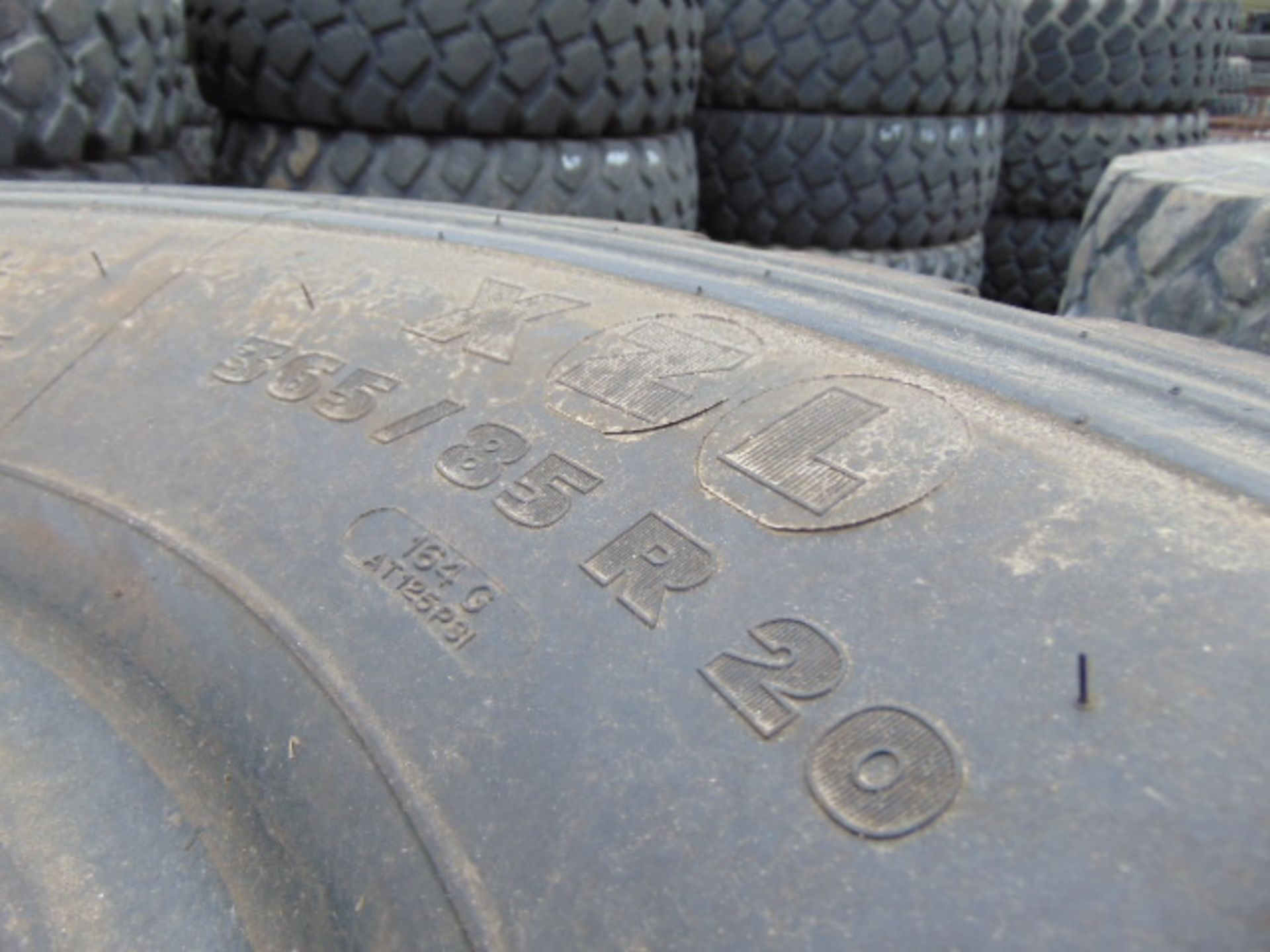 4 x Michelin 365/85 R20 XZL Tyres - Image 6 of 6