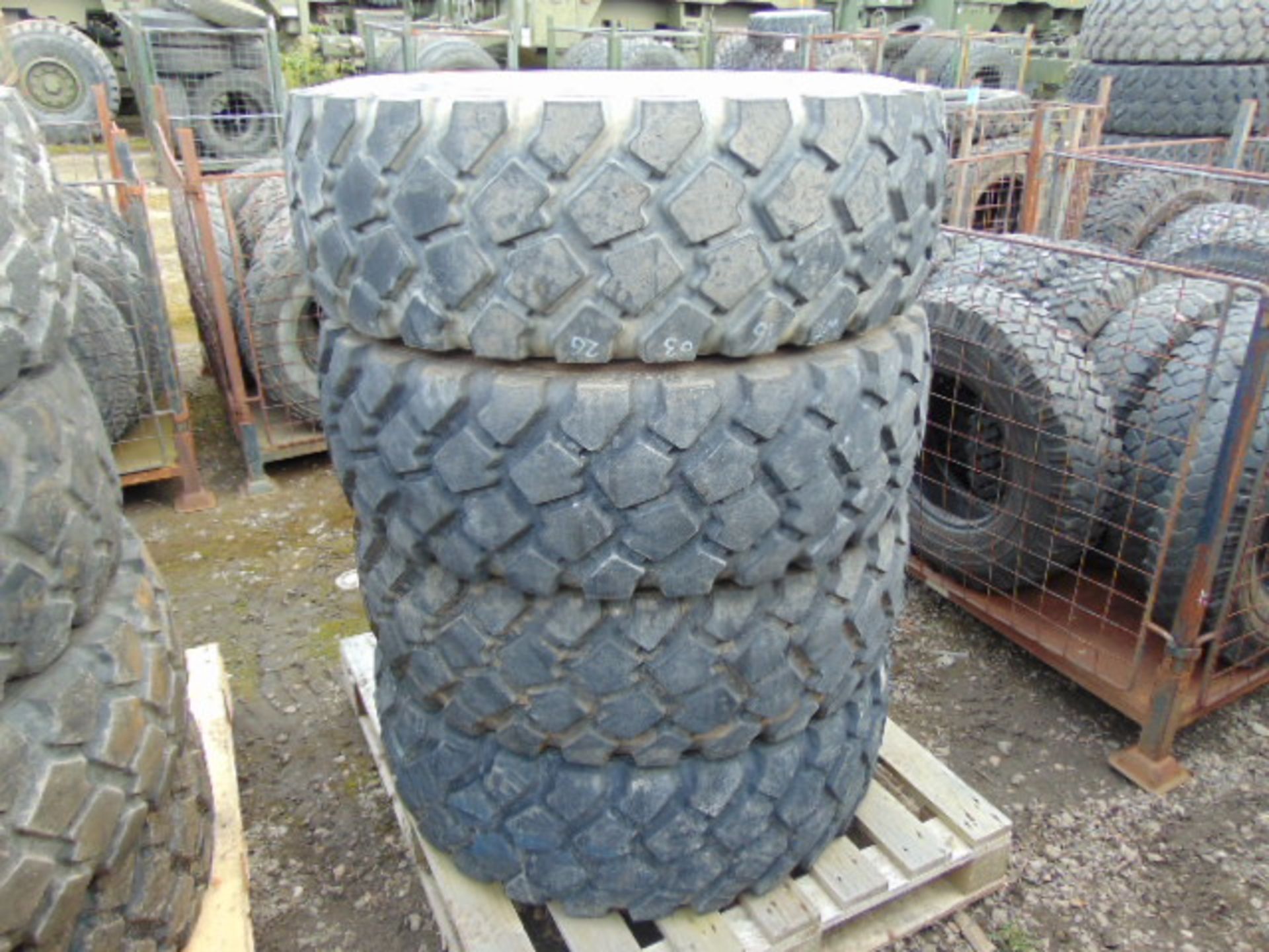 4 x Michelin XZL 335/80 R20 Tyres