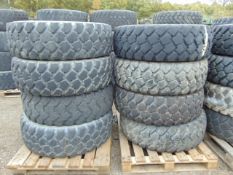 8 x Michelin 365/85 R20 XZL Tyres