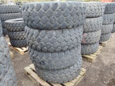 4 x Michelin XZL 395/85 R20 Tyres