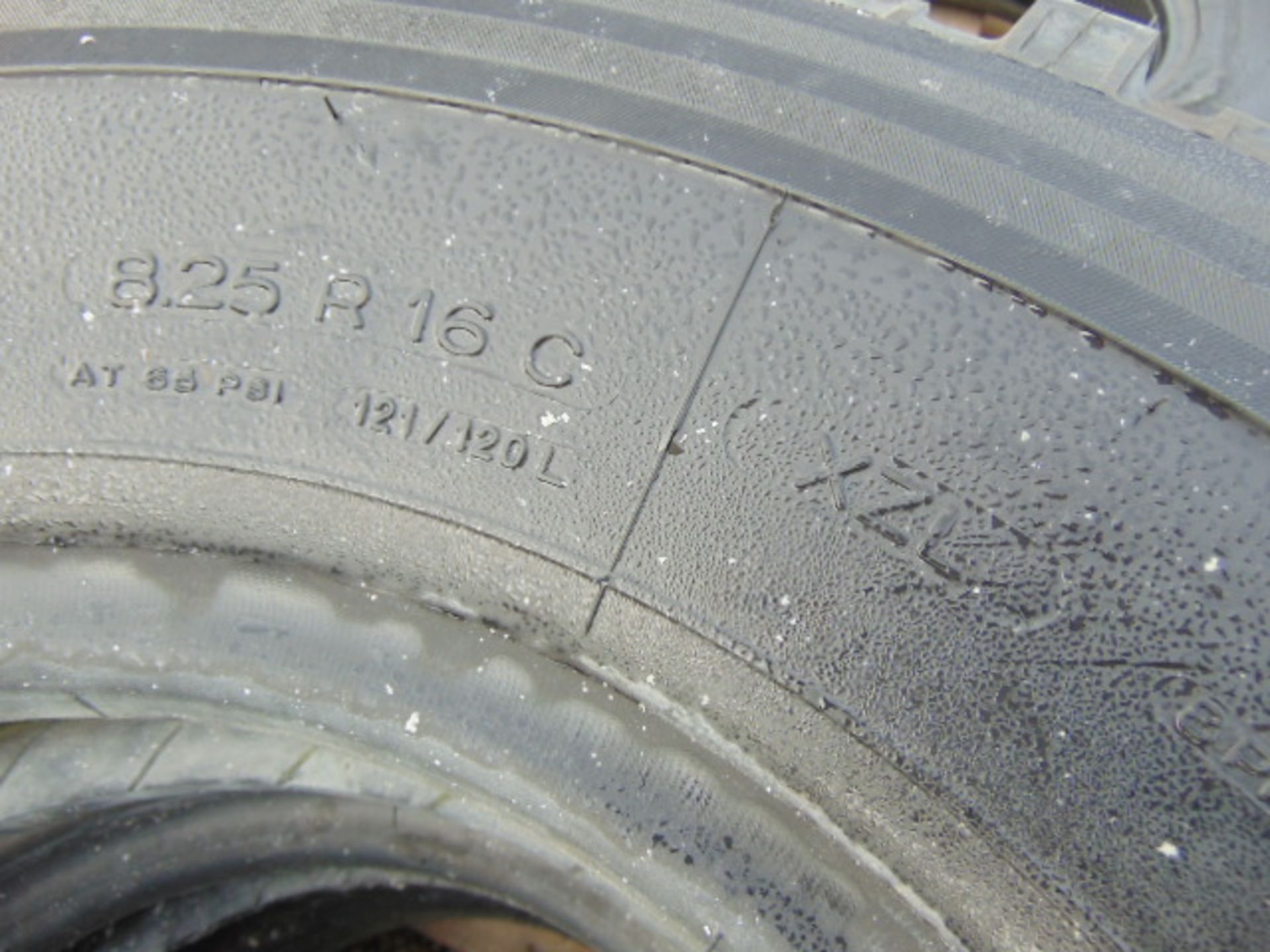 3 x Michelin 8.25 R16 XZL Tyres - Image 5 of 5