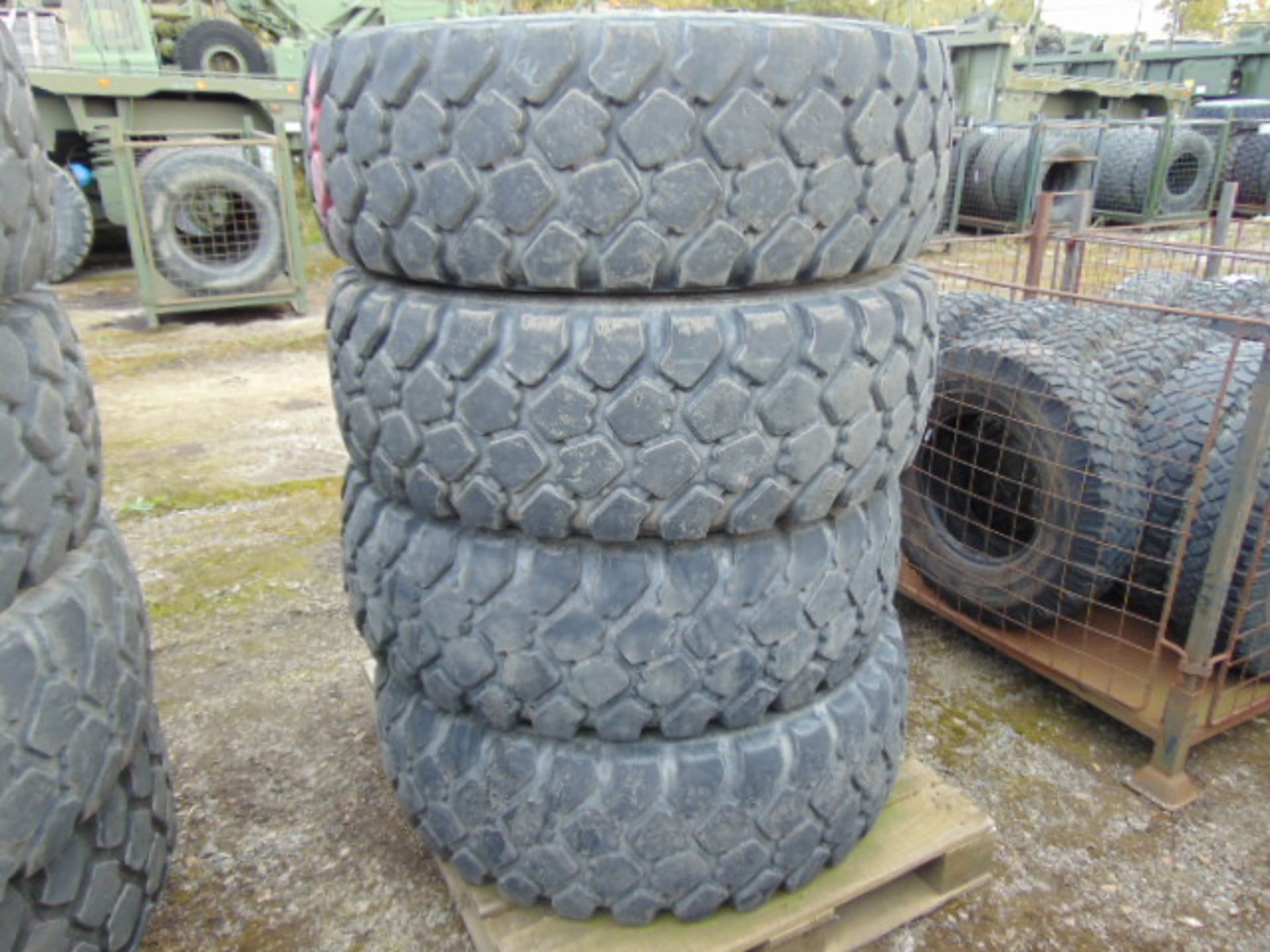 4 x Michelin XZL 395/85 R20 Tyres