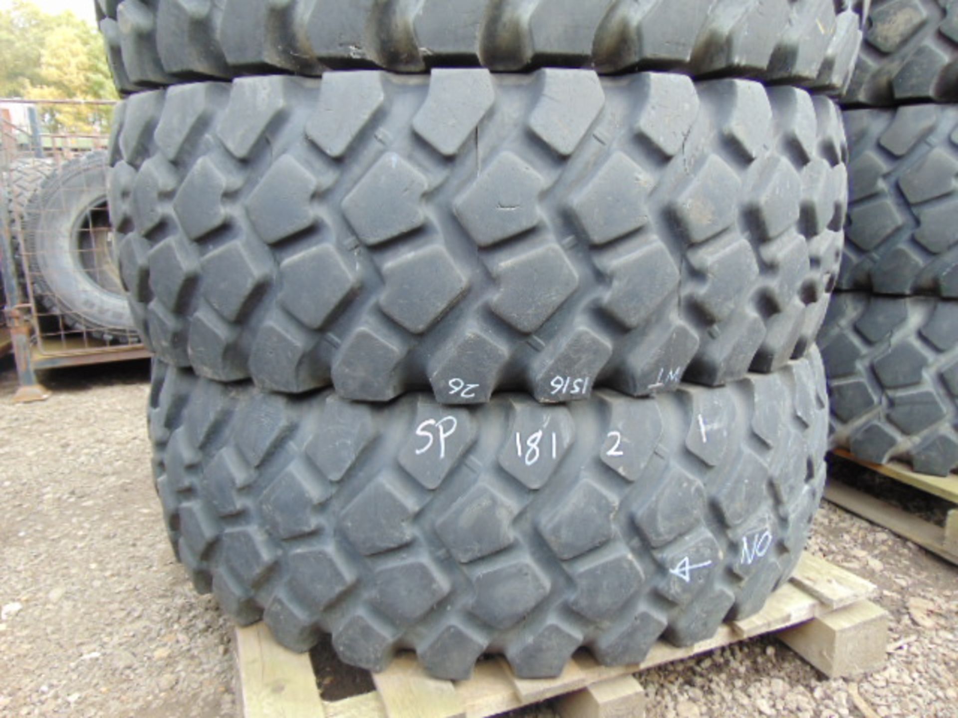 4 x Michelin 16.00 R20 XZL Tyres - Image 3 of 6