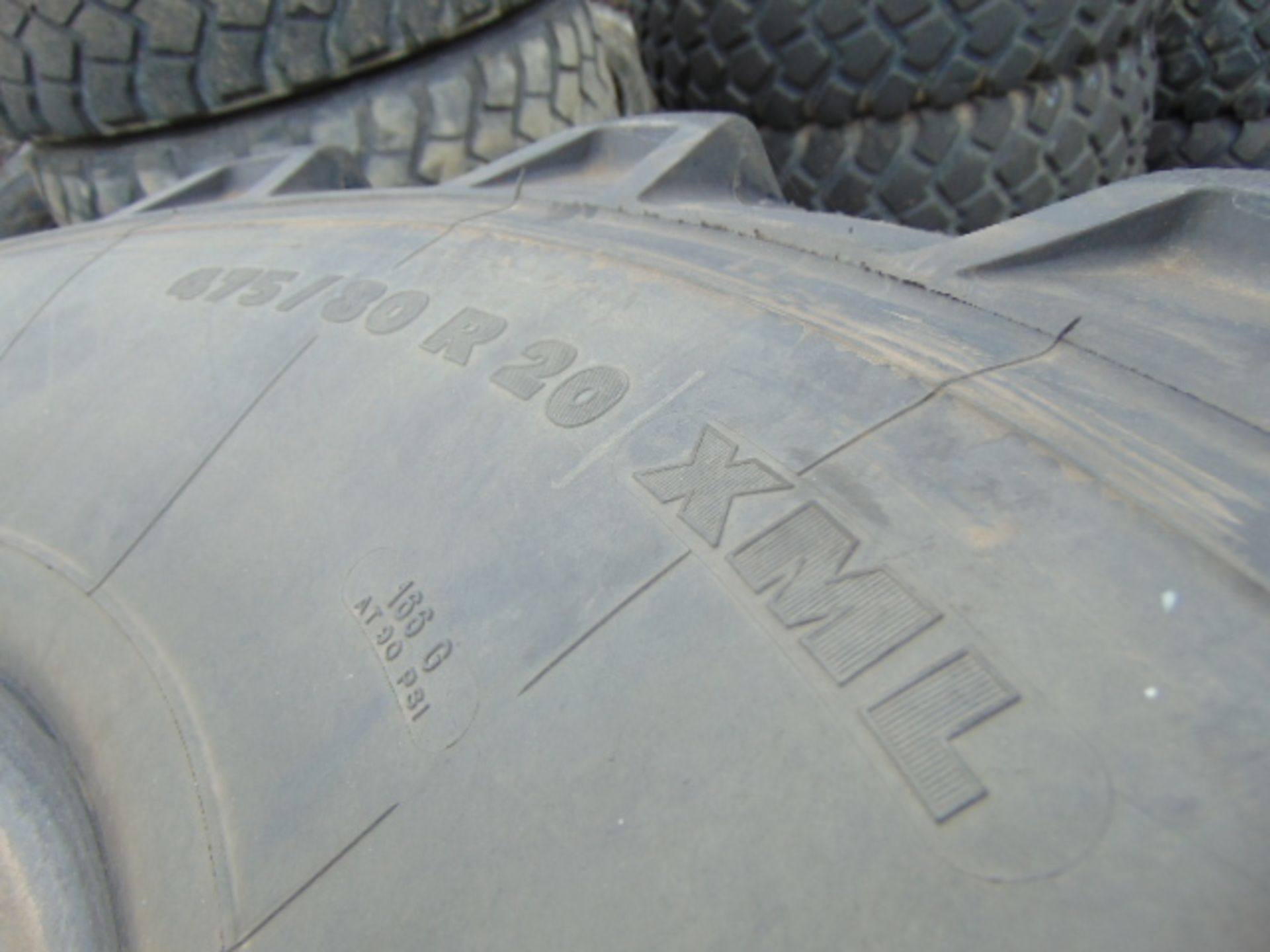 3 x Michelin XML 475/80 R20 Tyres - Image 6 of 6