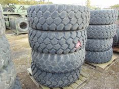 4 x Michelin XZL 395/85 R20 Tyres