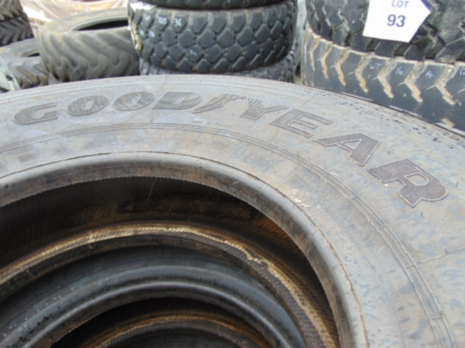 4 x Goodyear G388 12.00 R20 Tyres - Image 4 of 6