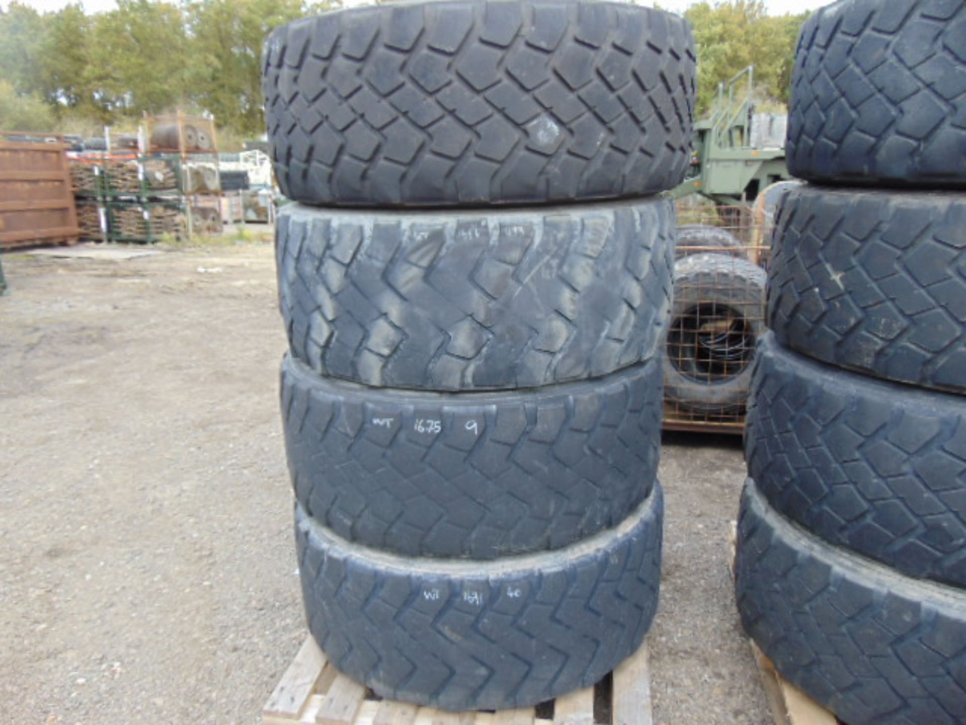 4 x Michelin XZL 445/65 R22.5 Tyres