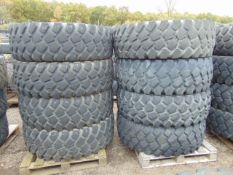 8 x Michelin 16.00 R20 XZL Tyres