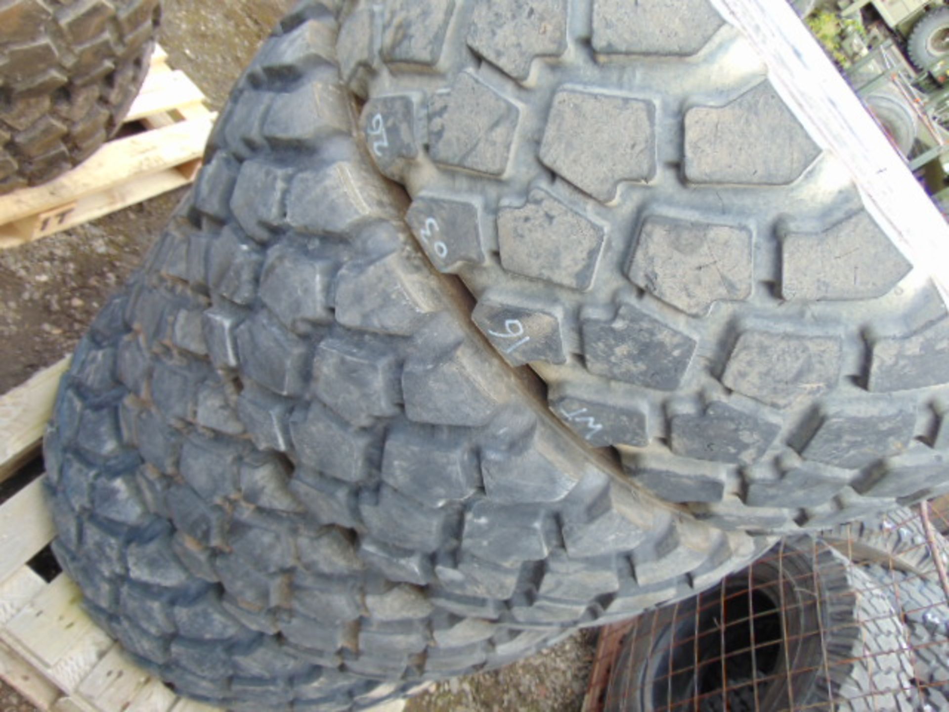 4 x Michelin XZL 335/80 R20 Tyres - Image 4 of 6