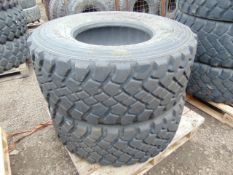 2 x Michelin XZL 445/65 R22.5 Tyres