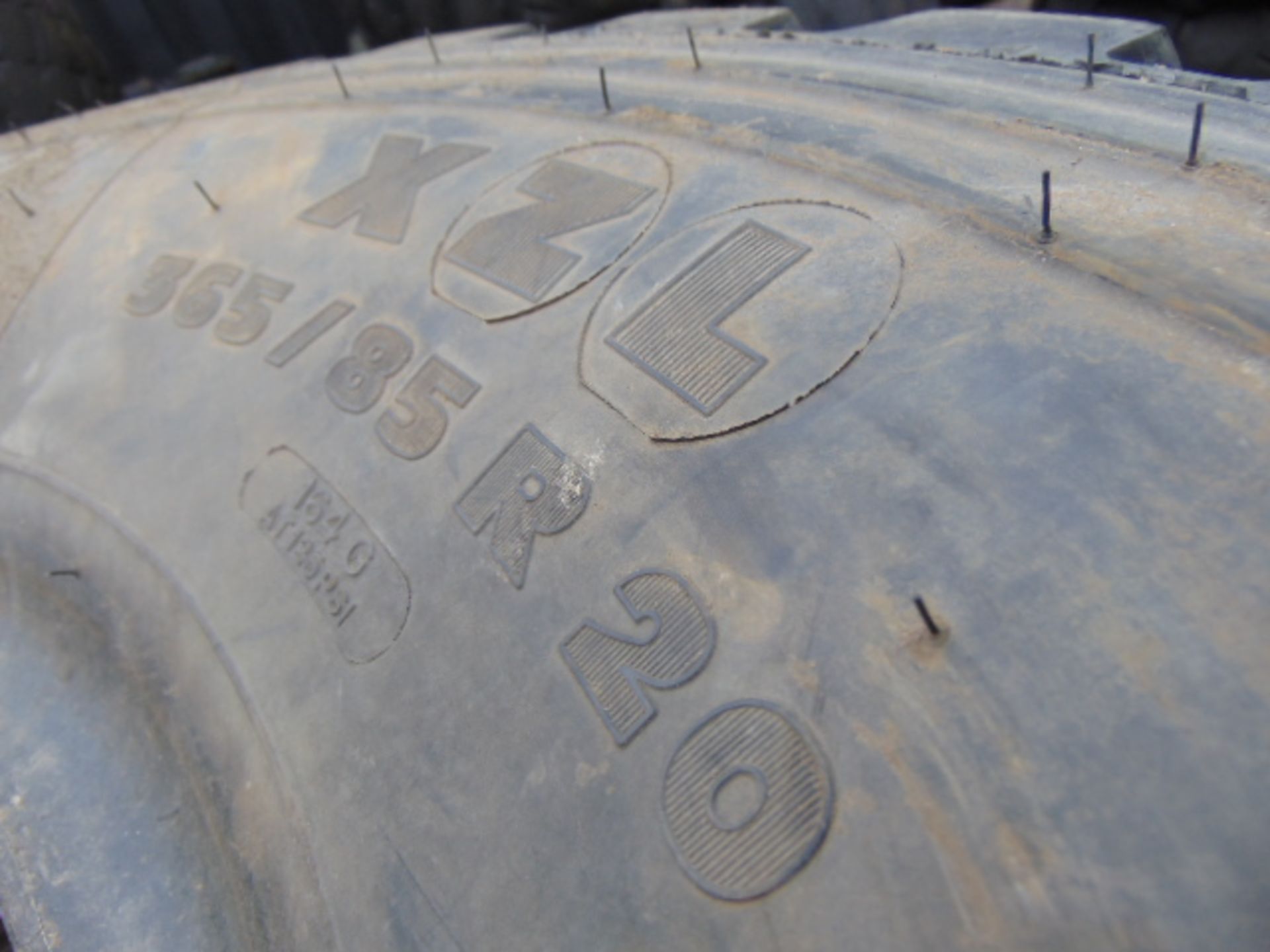 4 x Michelin 365/85 R20 XZL Tyres - Image 6 of 6