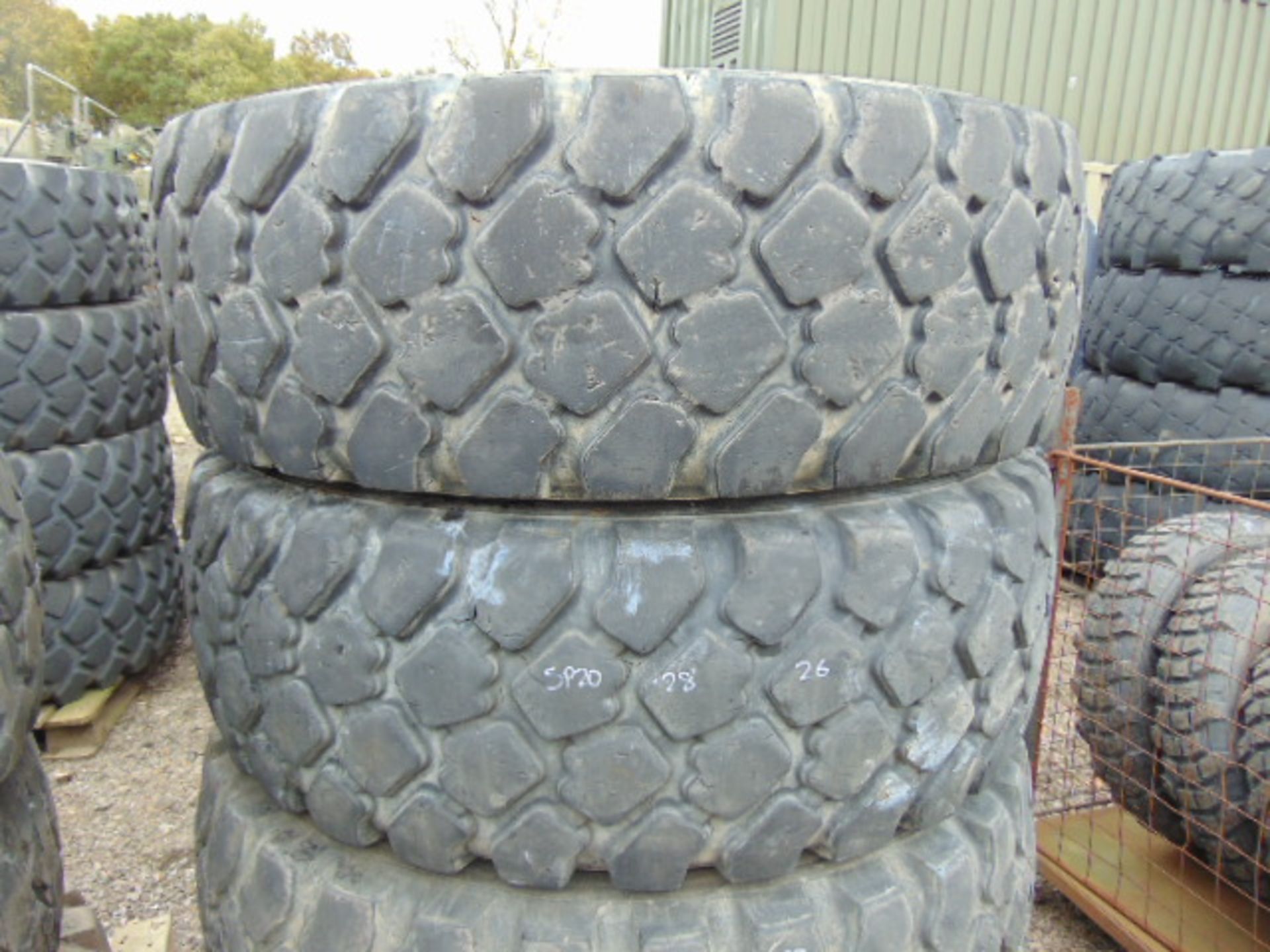 4 x Michelin XZL 395/85 R20 Tyres - Image 2 of 6