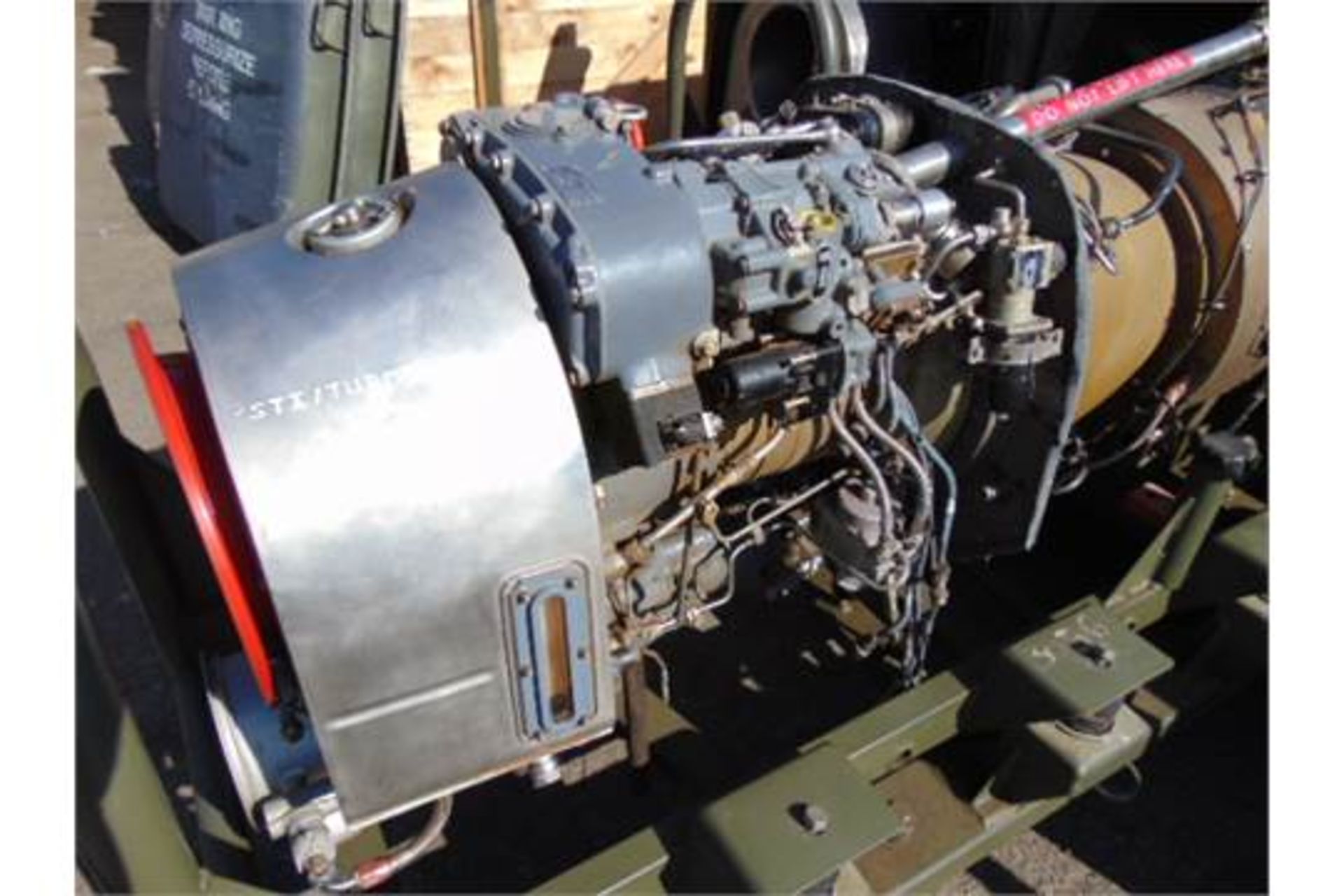 Rolls Royce / Turbomeca Turbine 3C4 Jet Engine 1300 SHP complete with Transportation Cradle - Image 5 of 11