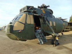 Direct from the UK Ministry of Defence online auction. Inc 6 x Sea King Helicopters, Observation Command Centre, Jet Engines, Aviation Eqpt etc