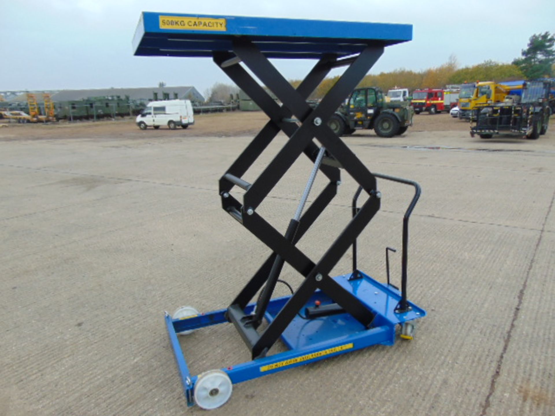 Heavy Duty 500kg Double Scissor Lift Work Table Platform - Image 2 of 11