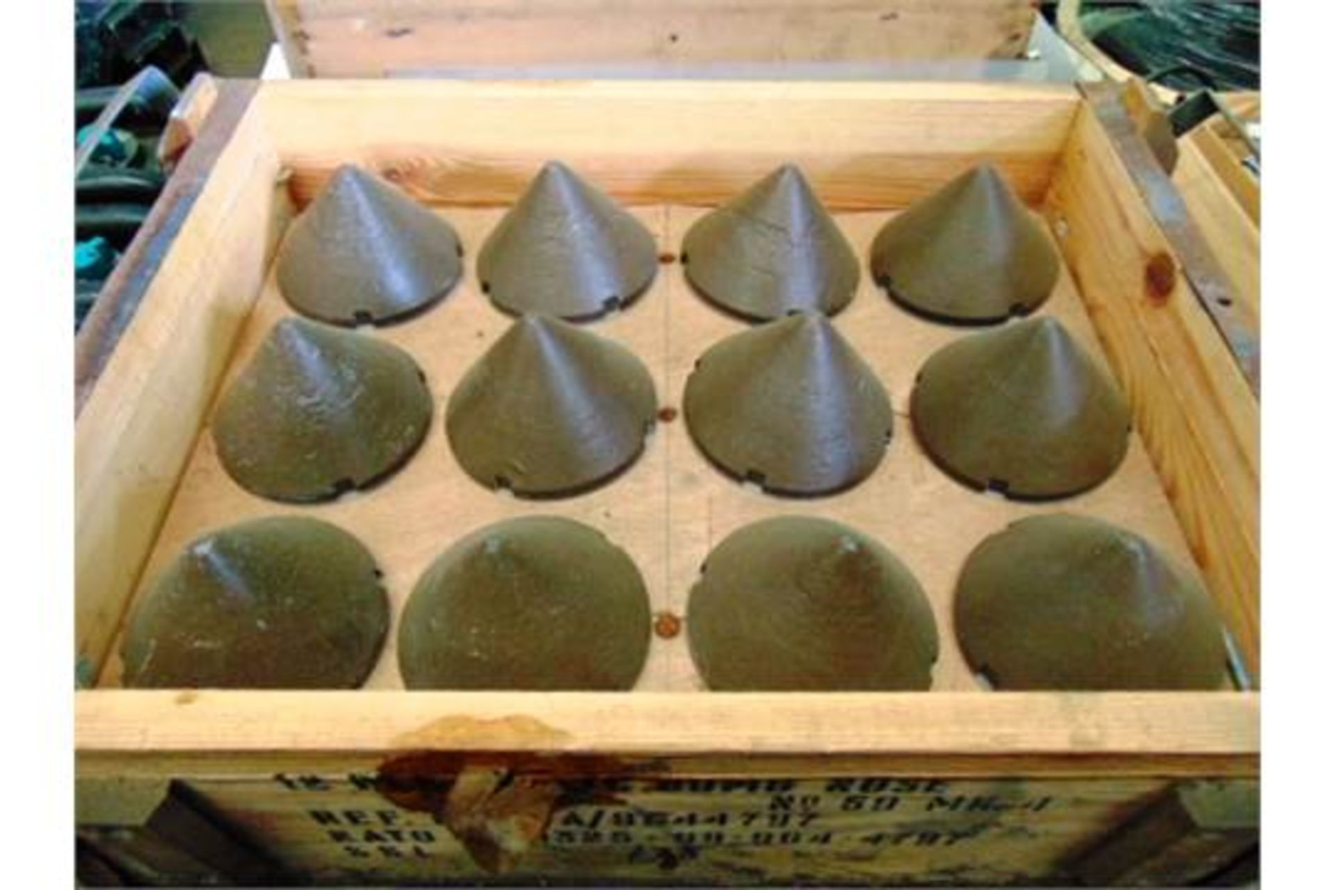 12 x No. 59 A/C Bomb Nose Plugs