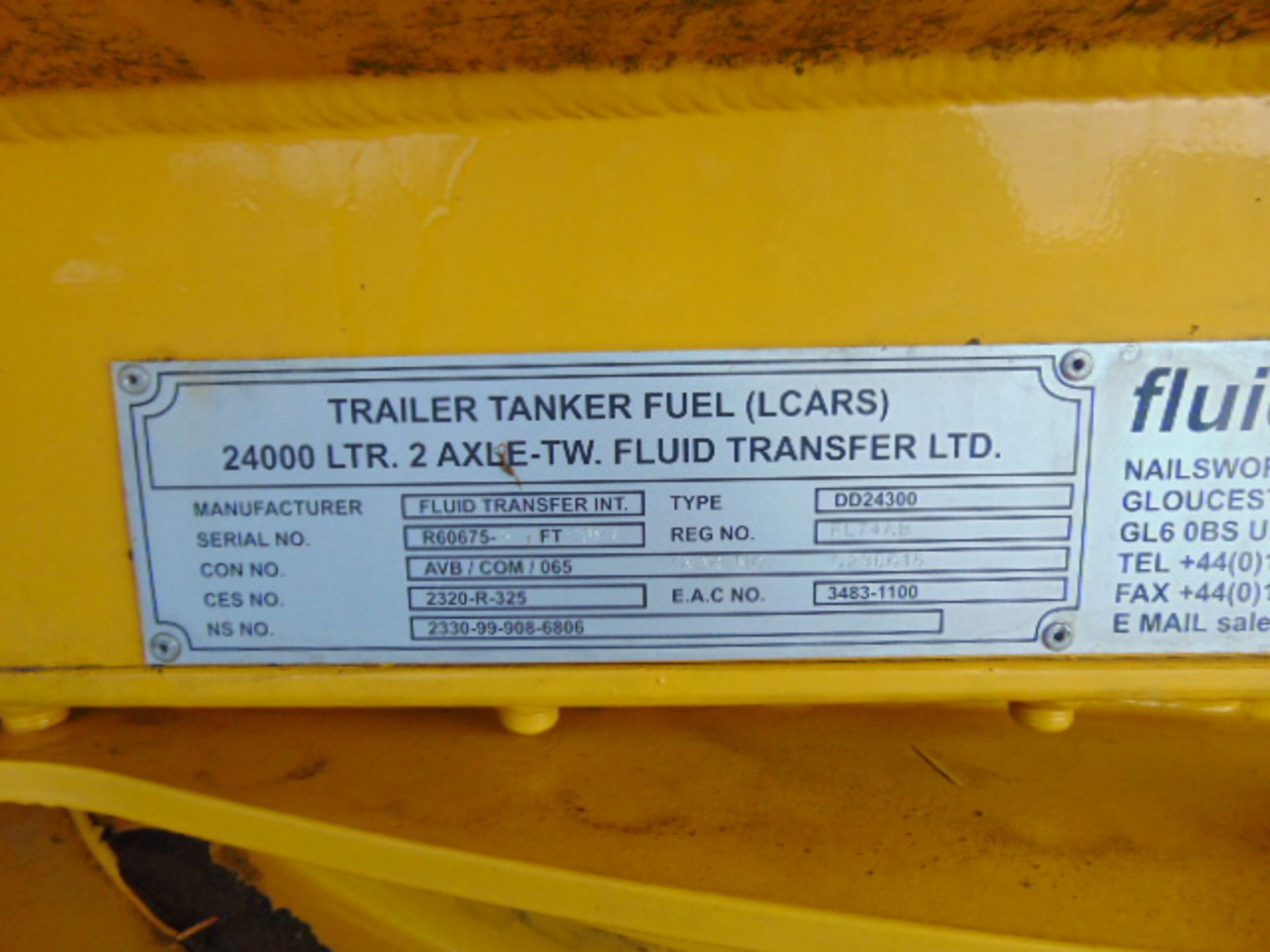 24000 Ltr Twin Axle Fluid Transfer Tanker Trailer - Image 20 of 20