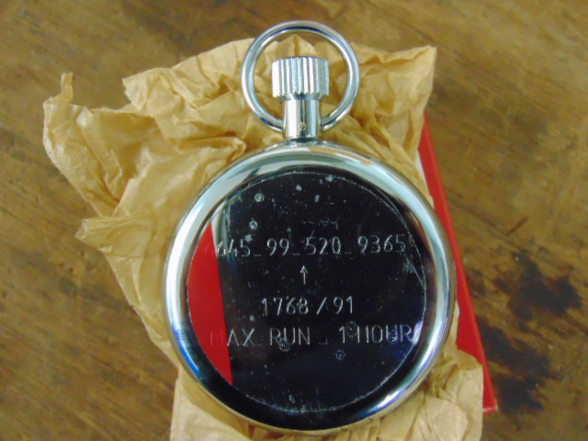 1 X ULTRA RARE PRECISTA ROYAL NAVY SUBMARINE TORPEDO RUN TIME STOPWATCH - Image 4 of 6