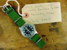 Very Rare Genuine British Army, Waterproof CWC quartz wrist watch