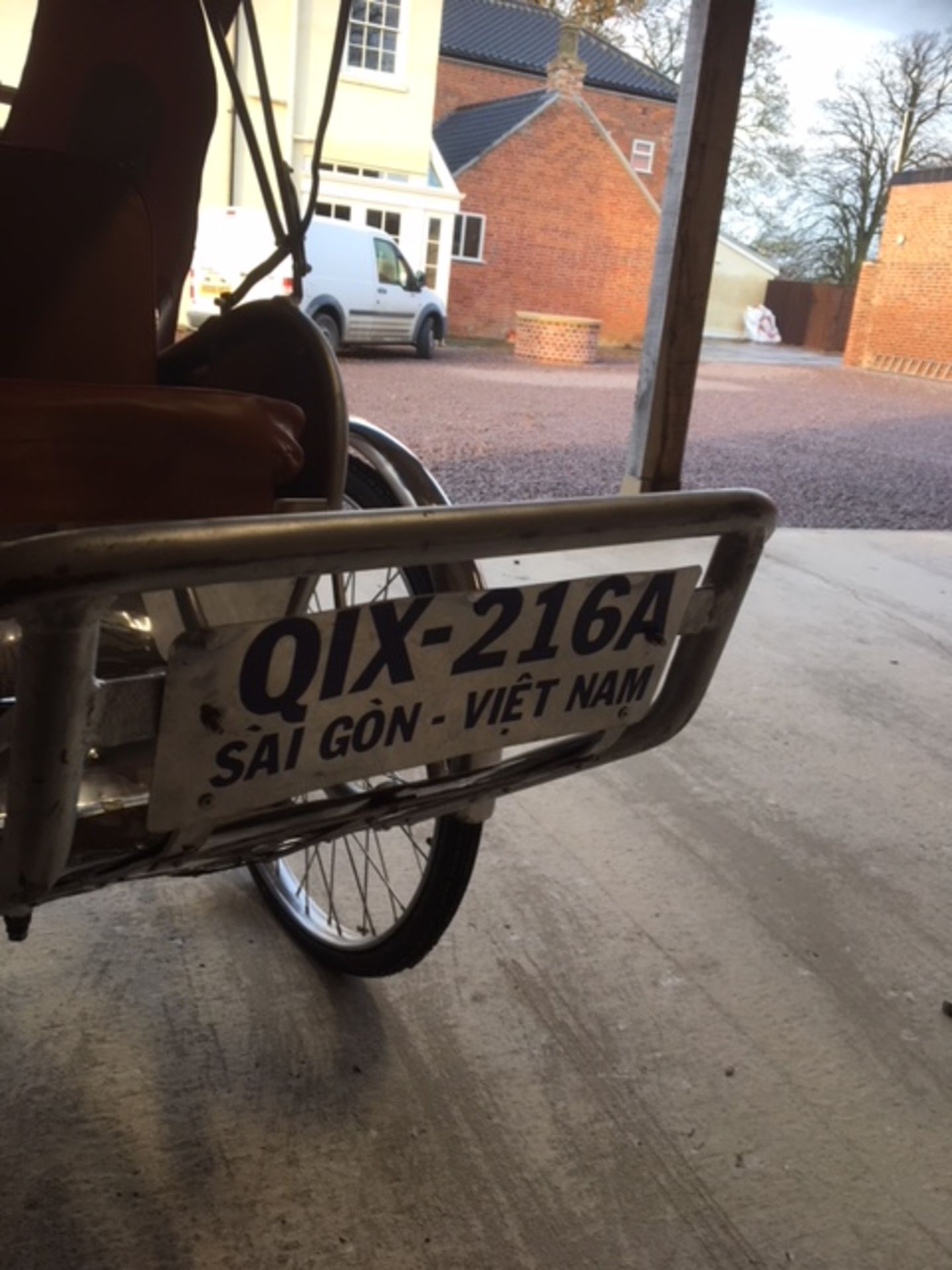 Refurbished Rare and Genuine Siagon Rickshaw - Image 5 of 5