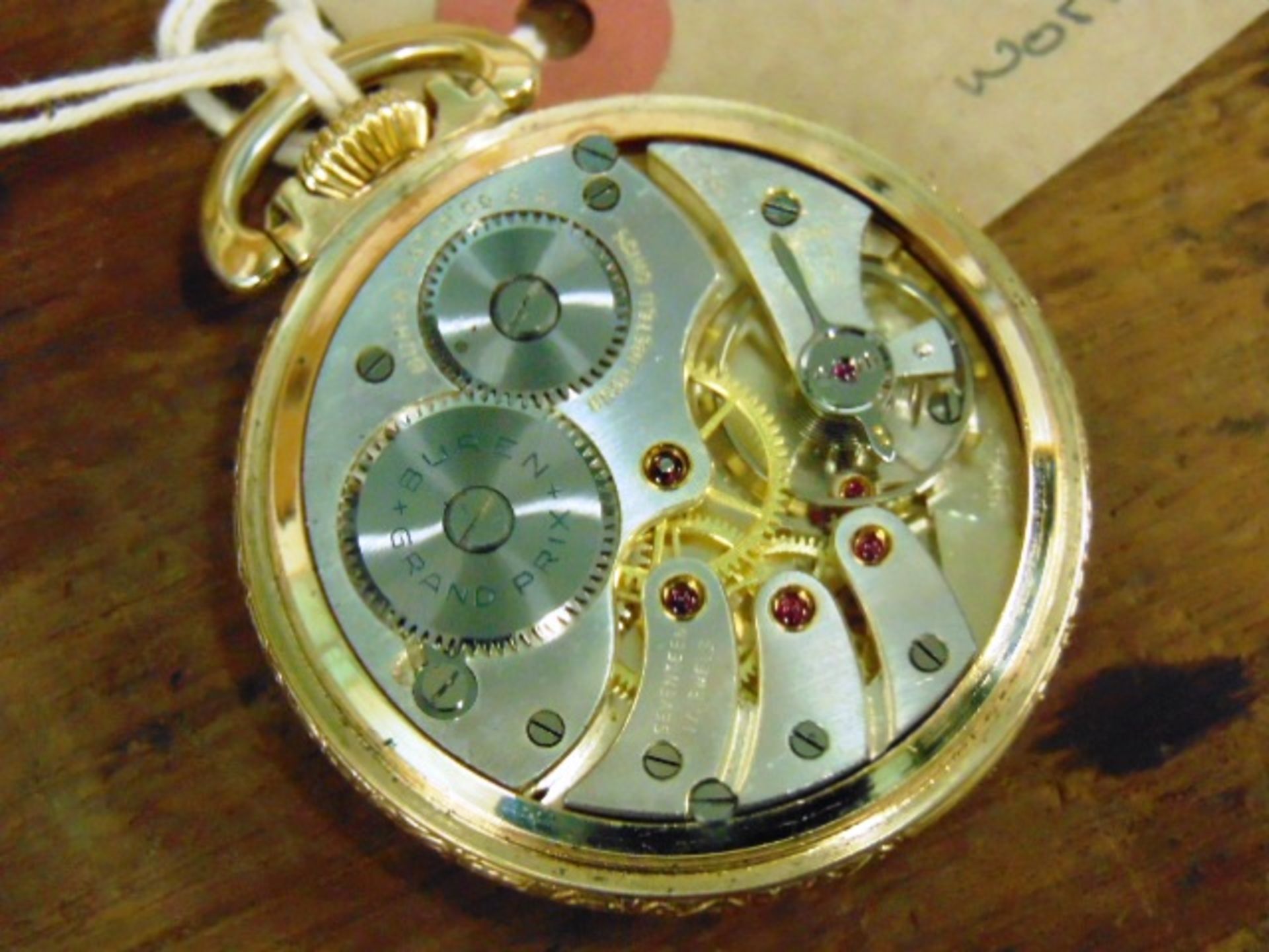 Buren Grand Prix 17 Jewel Pocket Watch - Image 5 of 6