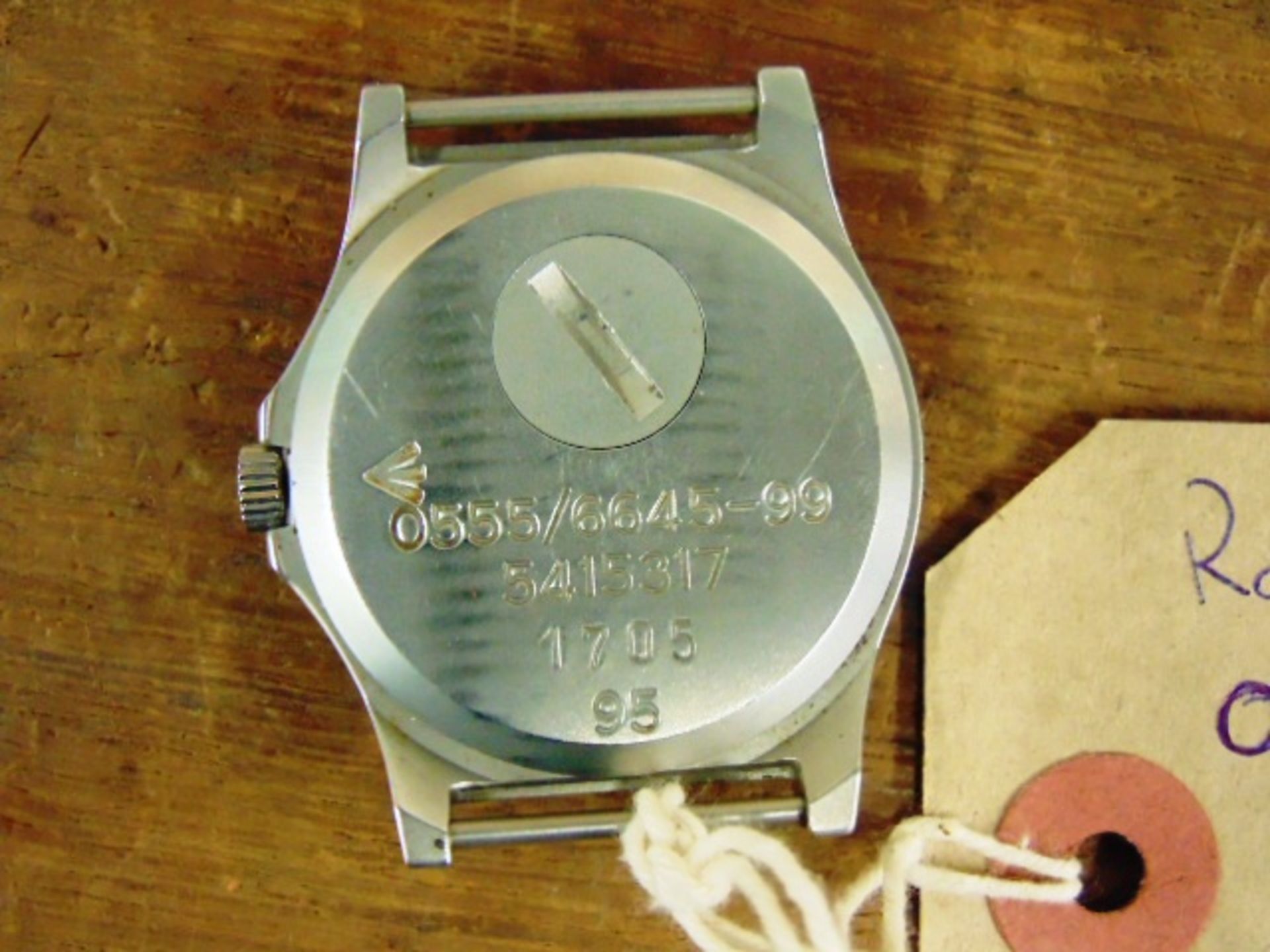 Very Rare Genuine Royal Marines, Navy issue 0555, CWC quartz wrist watch - Image 3 of 3
