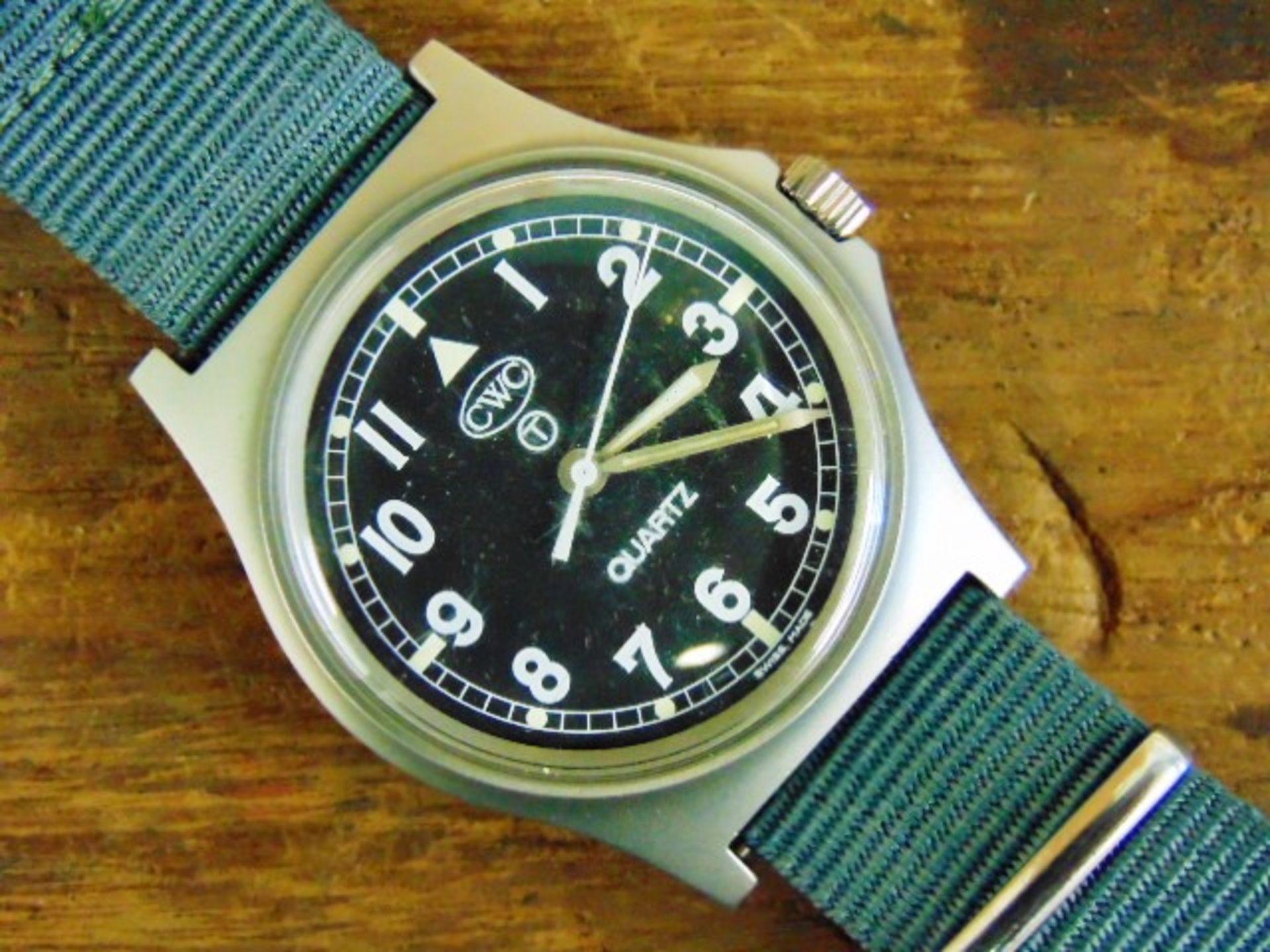 Unissued Genuine British Army, Waterproof CWC quartz wrist watch