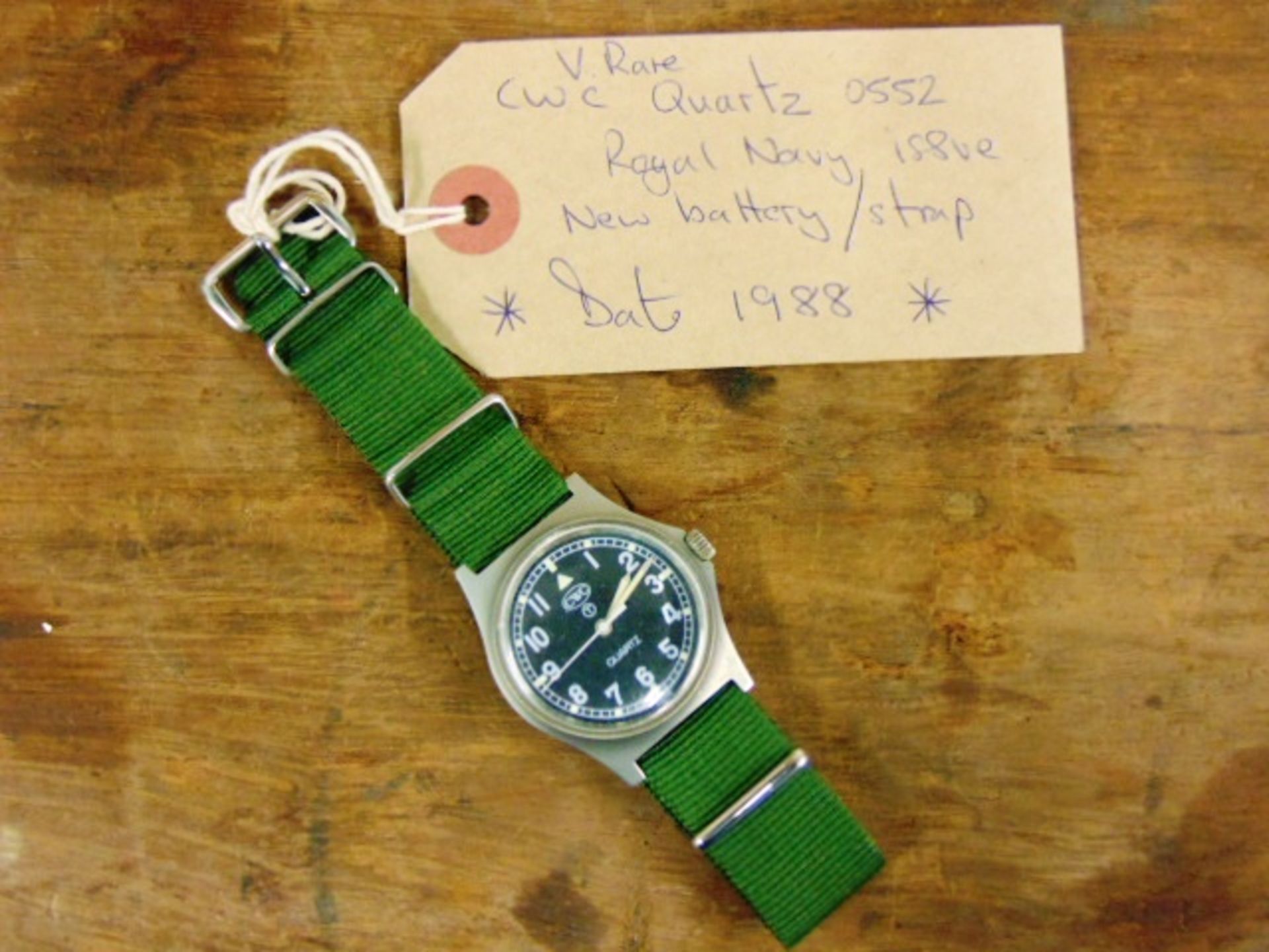 Royal Marines, Navy issue 0555, CWC quartz wrist watch