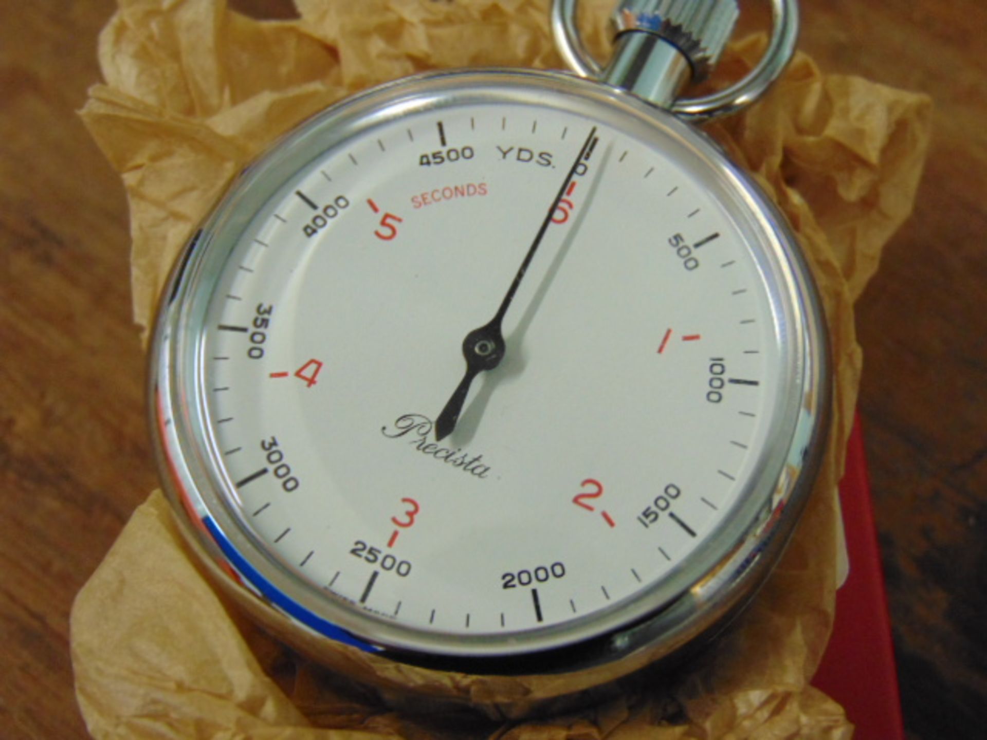 1 X ULTRA RARE PRECISTA ROYAL NAVY SUBMARINE TORPEDO RUN TIME STOPWATCH - Image 2 of 6