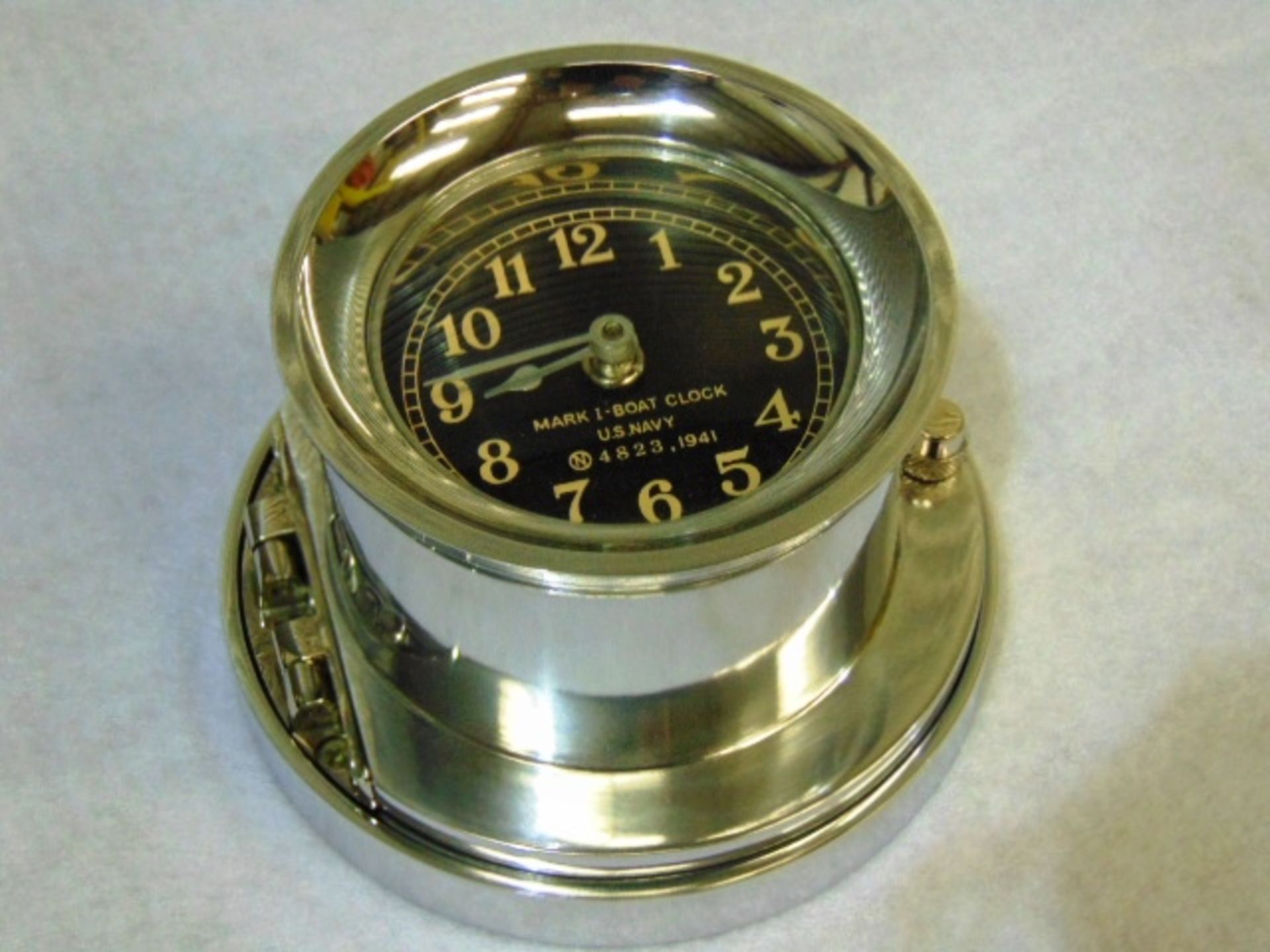 Replica Aluminium WWII US Navy Clock