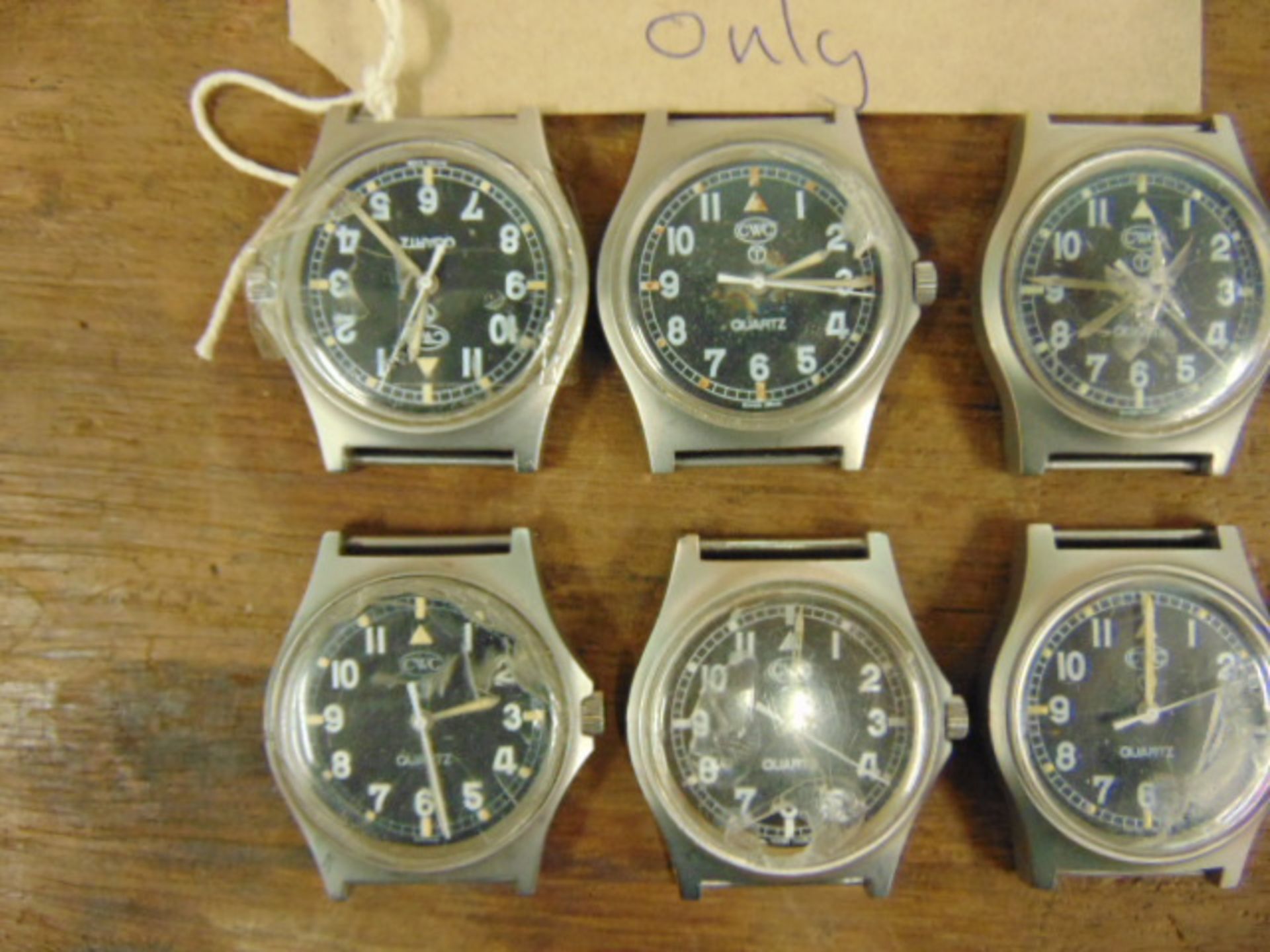 10 x Genuine British Army CWC quartz wrist watches which are suitable for spares or repairs - Image 2 of 7