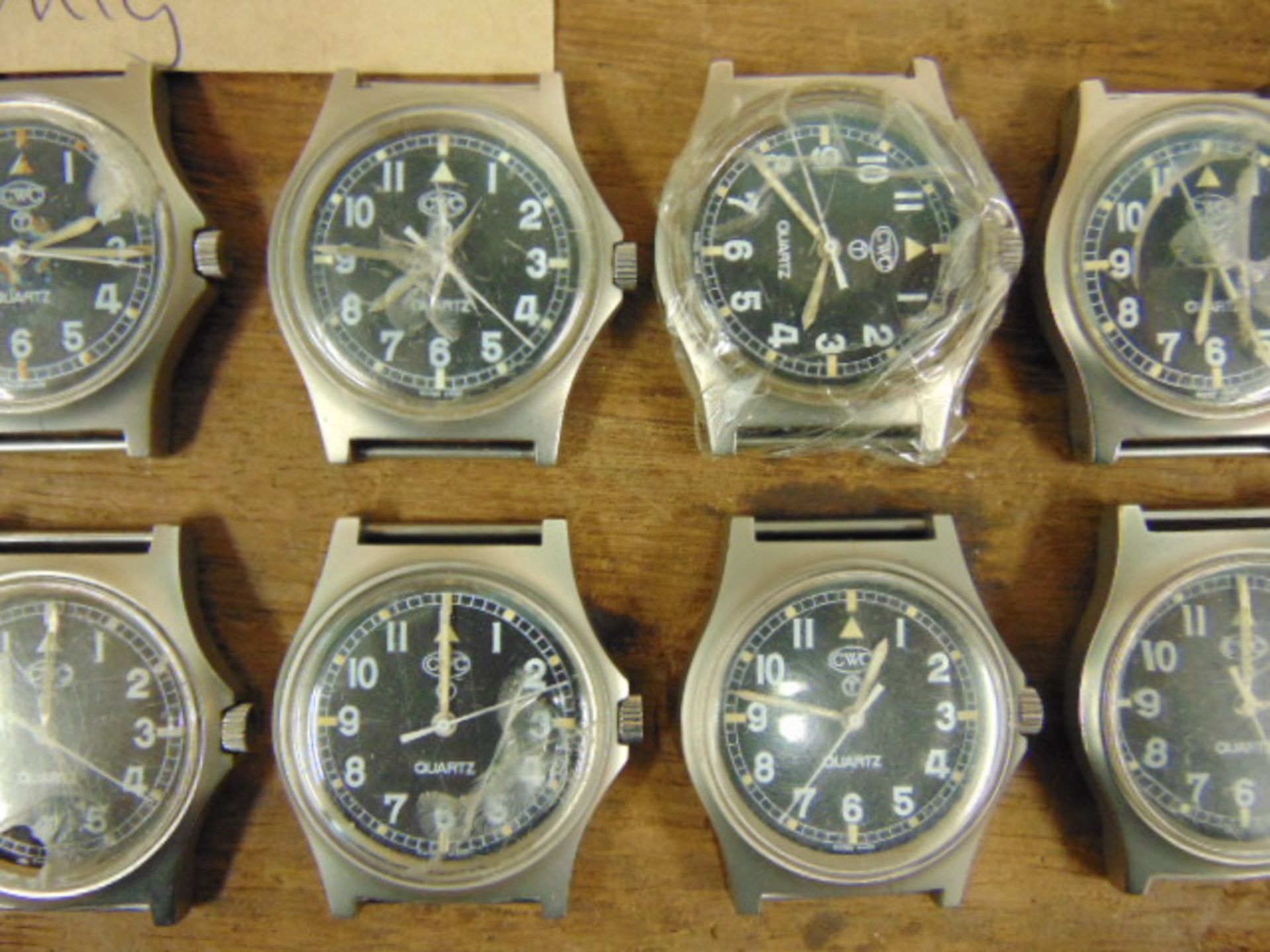 10 x Genuine British Army CWC quartz wrist watches which are suitable for spares or repairs - Image 3 of 7