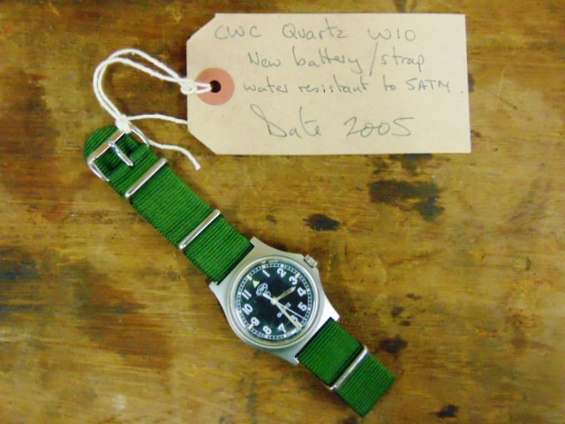 Very Rare Genuine British Army, Waterproof CWC quartz wrist watch - Image 2 of 6