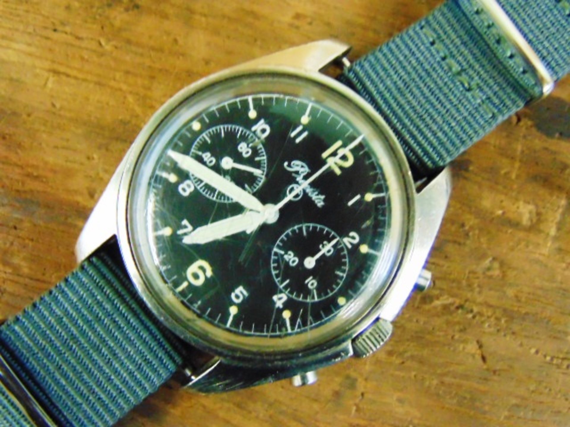 Very Rare 1981 6BB Precista Pilots Chronograph