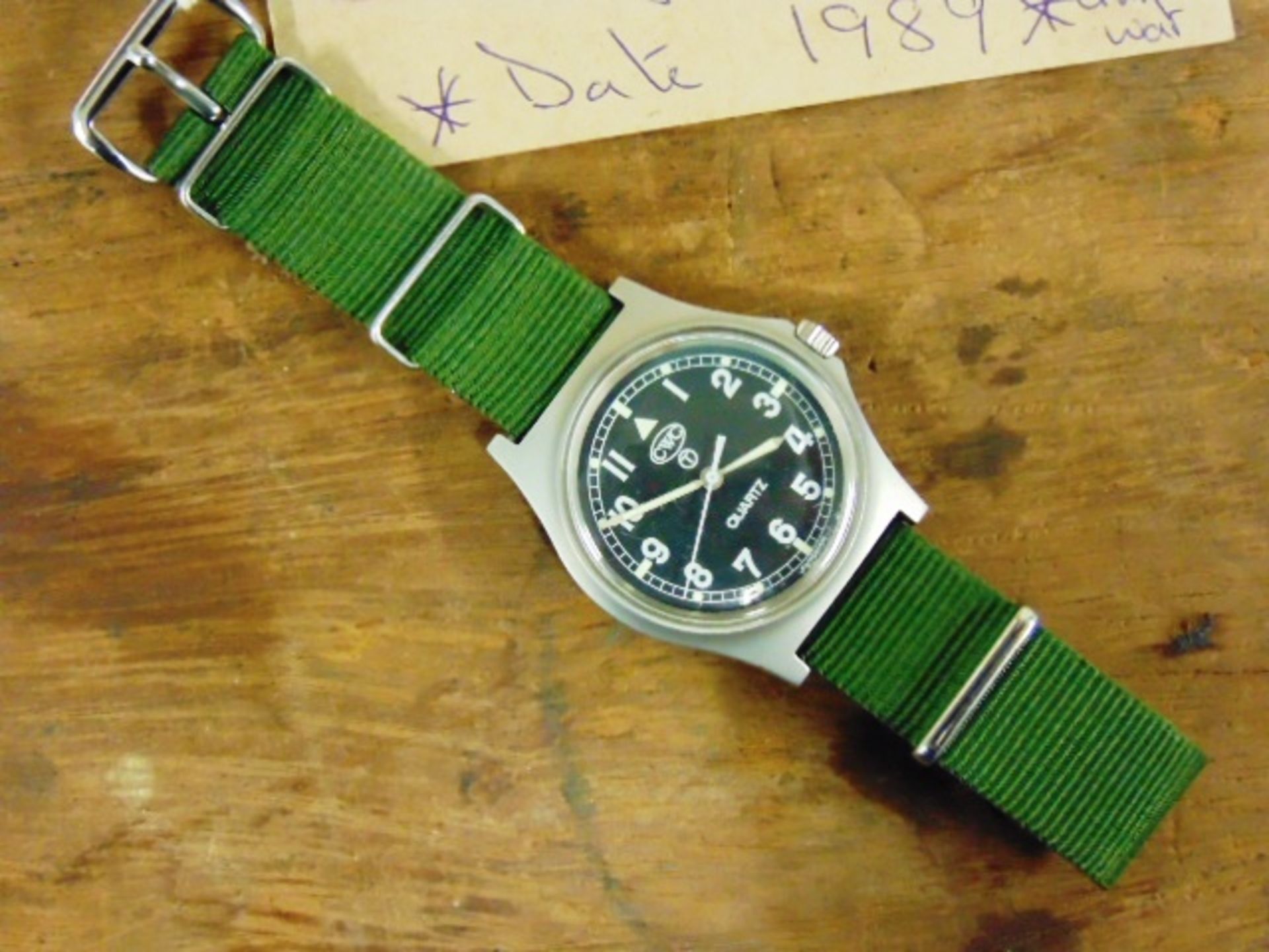 Unissued Genuine, Navy issue 0552, CWC quartz wrist watch - Image 3 of 6
