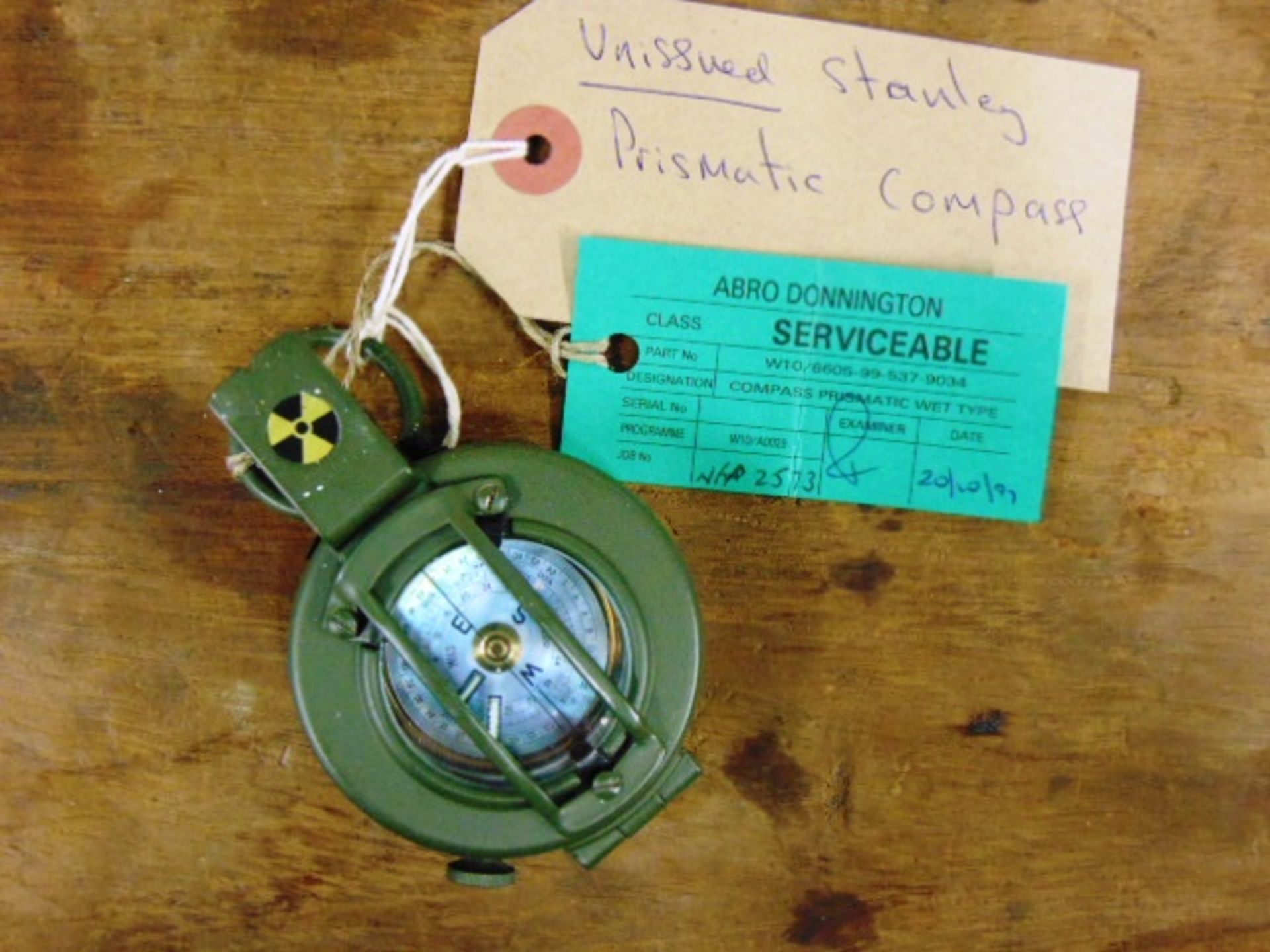 Unissued Genuine British Army Stanley Prismatic Marching Compass