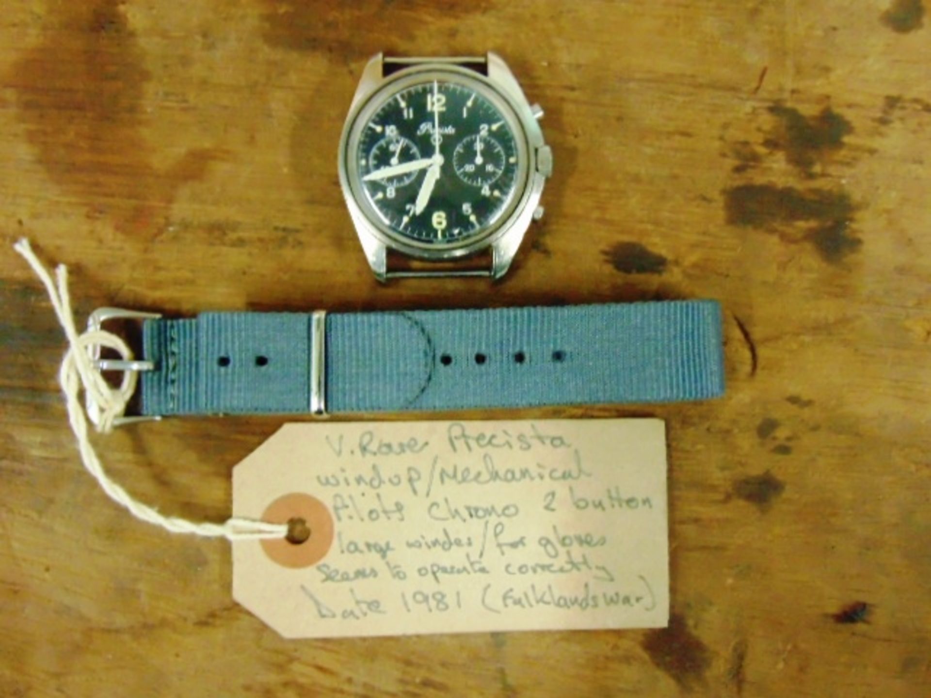 Very Rare 1981 6BB Precista Pilots Chronograph - Image 5 of 7