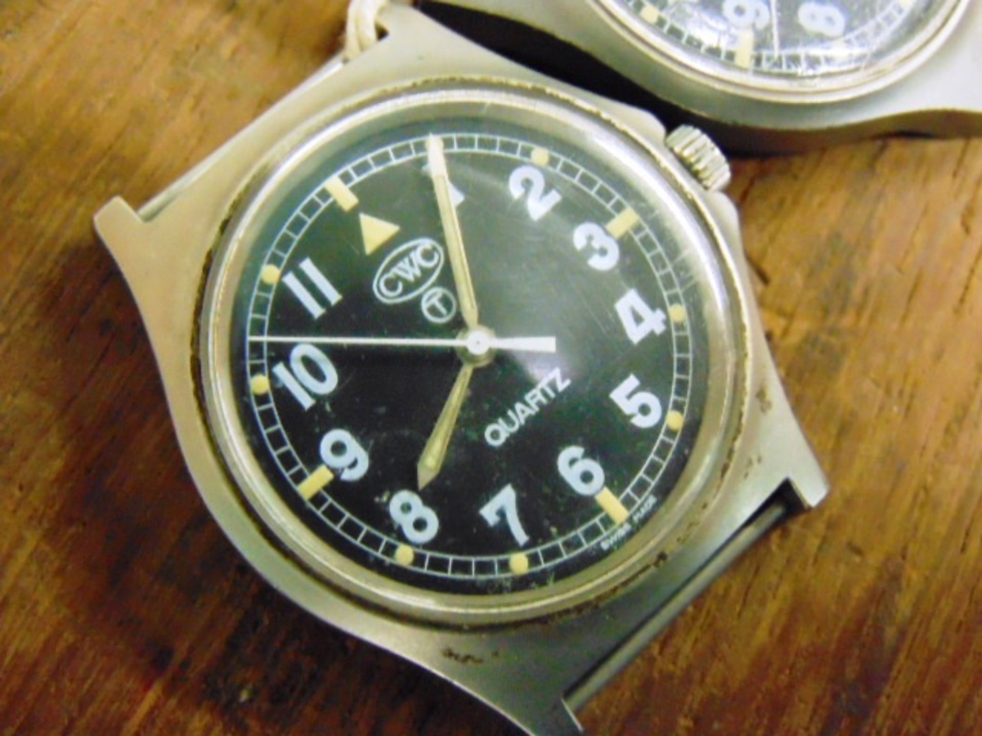2 x Very Rare Genuine Royal Marines, Navy issue 0555, CWC quartz wrist watches - Image 3 of 5