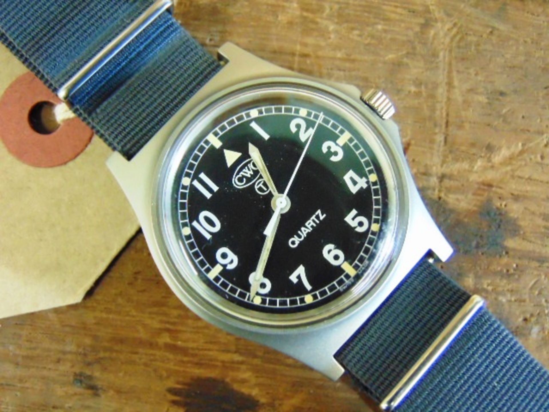 Very Rare Unissued Genuine British Army, Waterproof CWC quartz wrist watch
