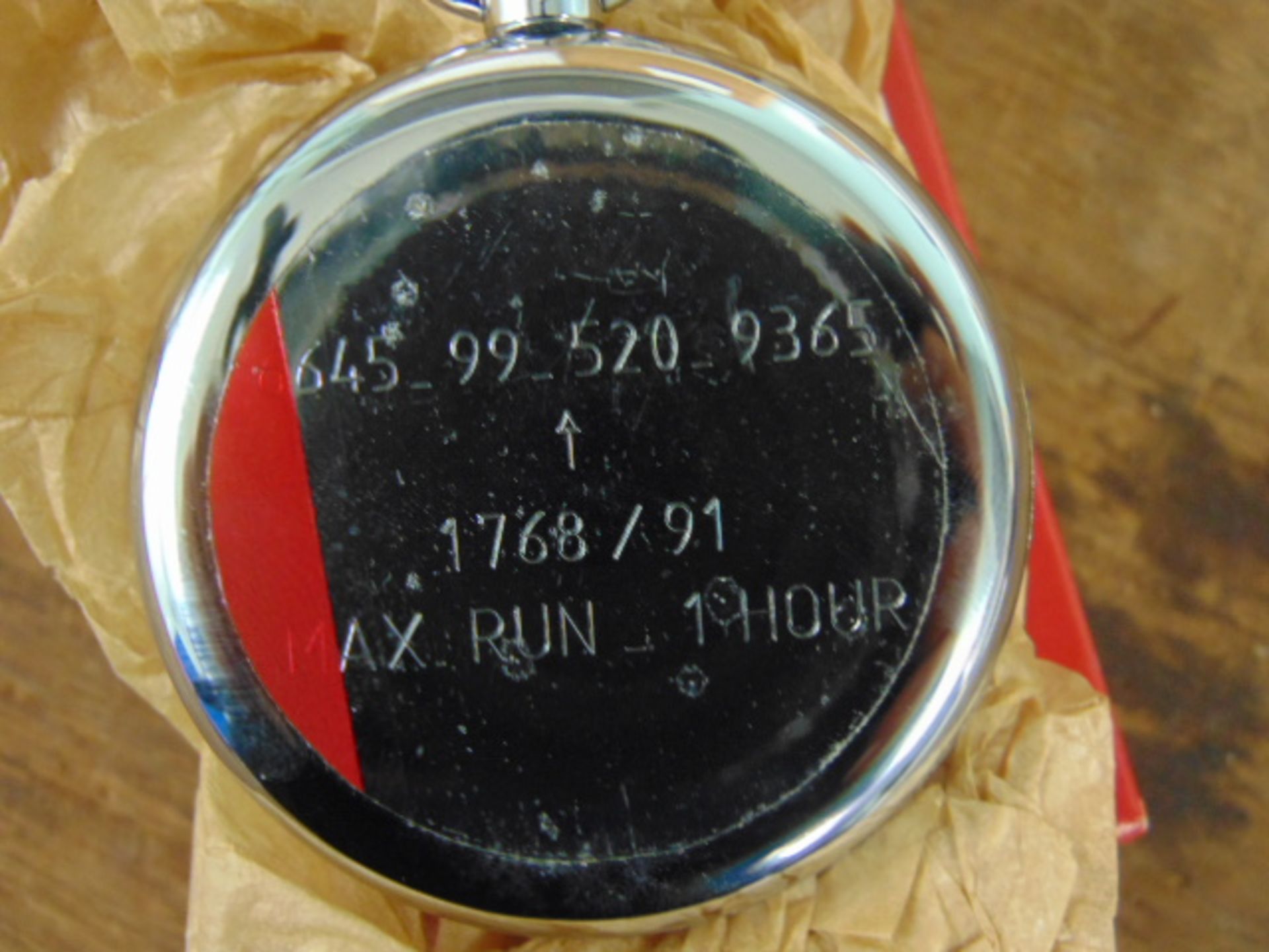 1 X ULTRA RARE PRECISTA ROYAL NAVY SUBMARINE TORPEDO RUN TIME STOPWATCH - Image 5 of 6