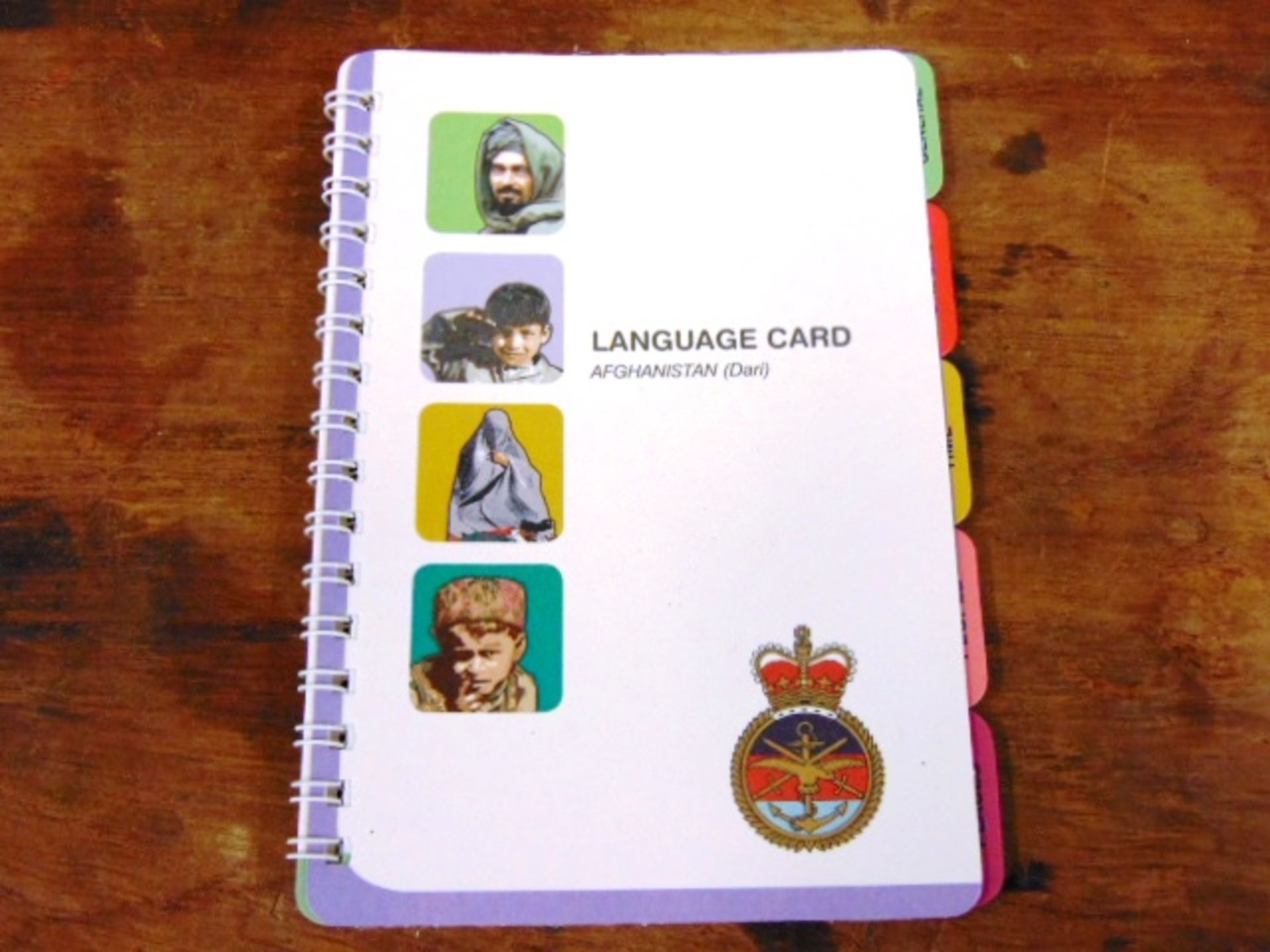 OP HERRICK Afghanistan Language Card