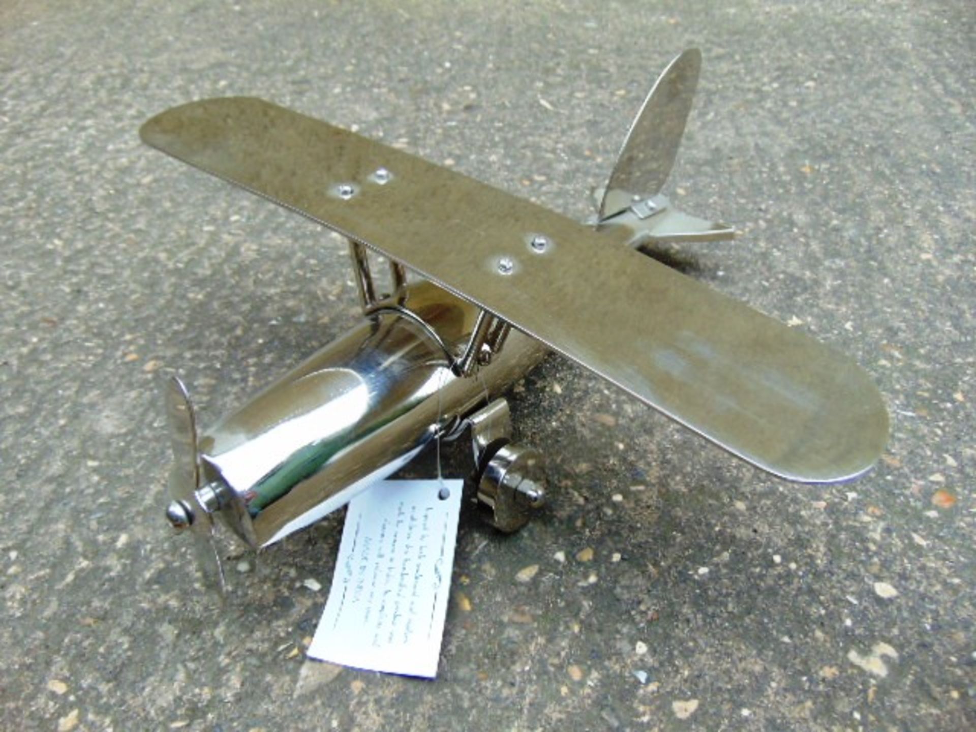 Handcrafted Desktop Traditional Airplane Model