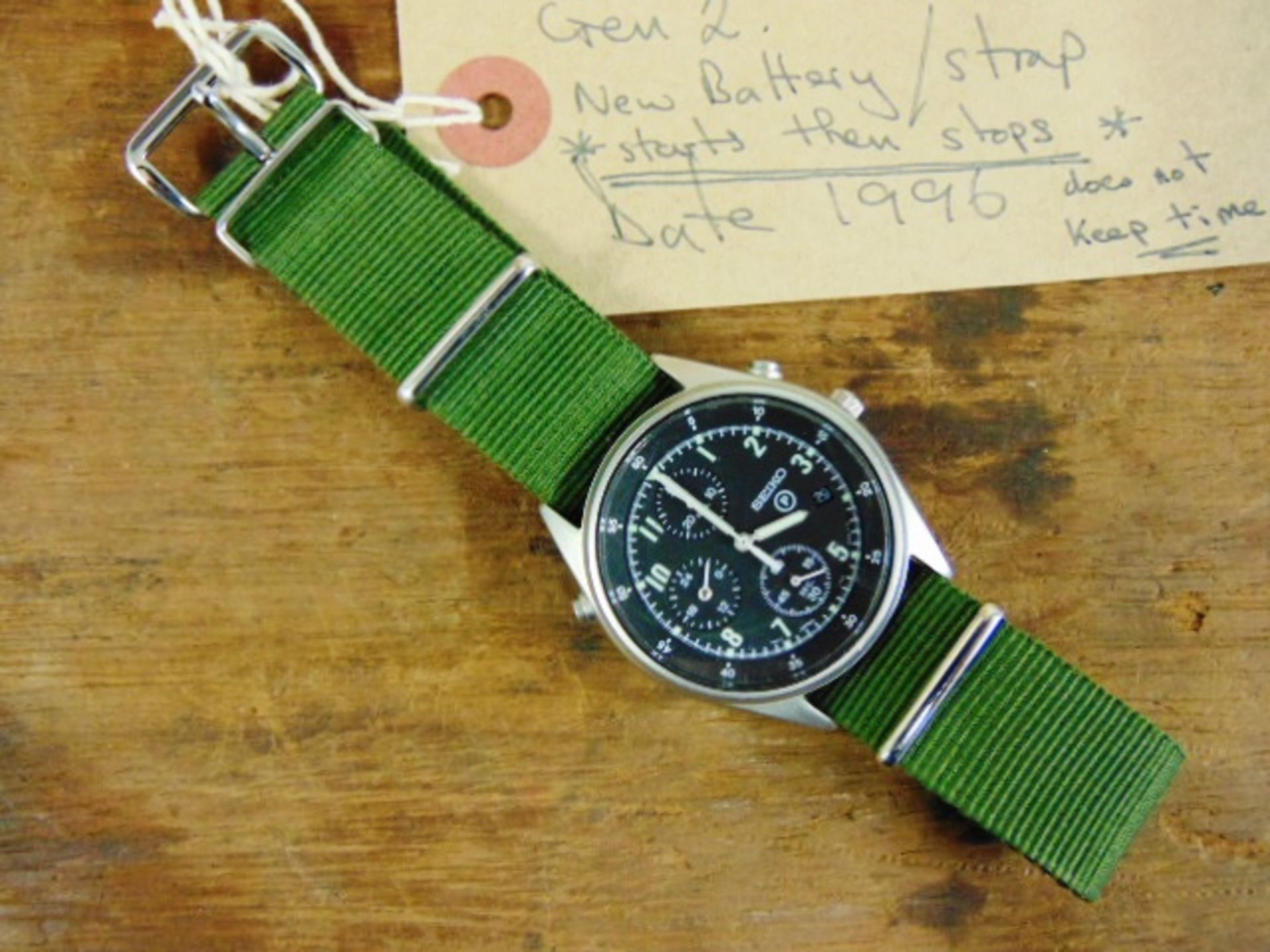 1 x Seiko Pilots Chronograph Generation 2 - Image 3 of 6