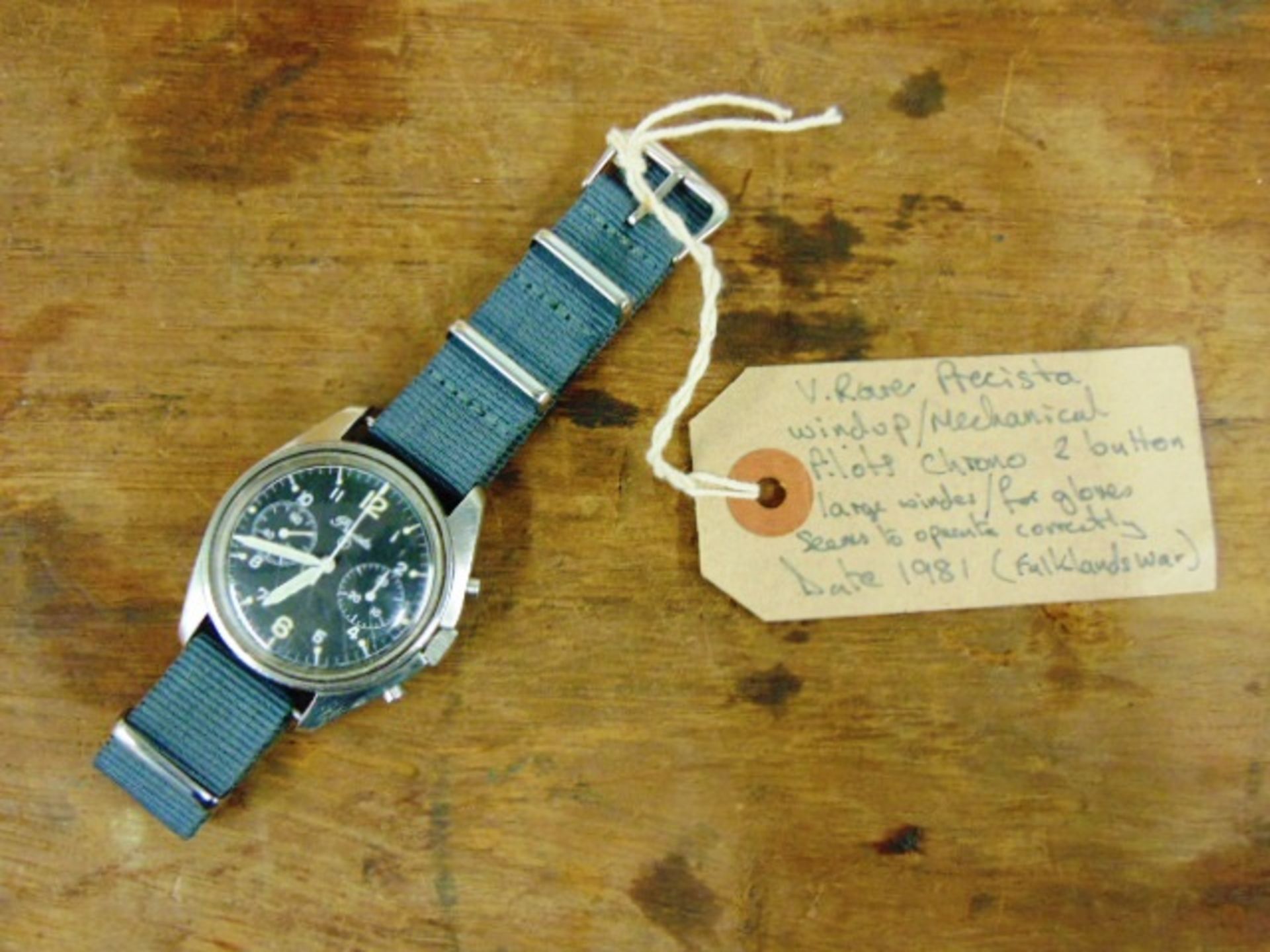 Very Rare 1981 6BB Precista Pilots Chronograph - Image 3 of 7