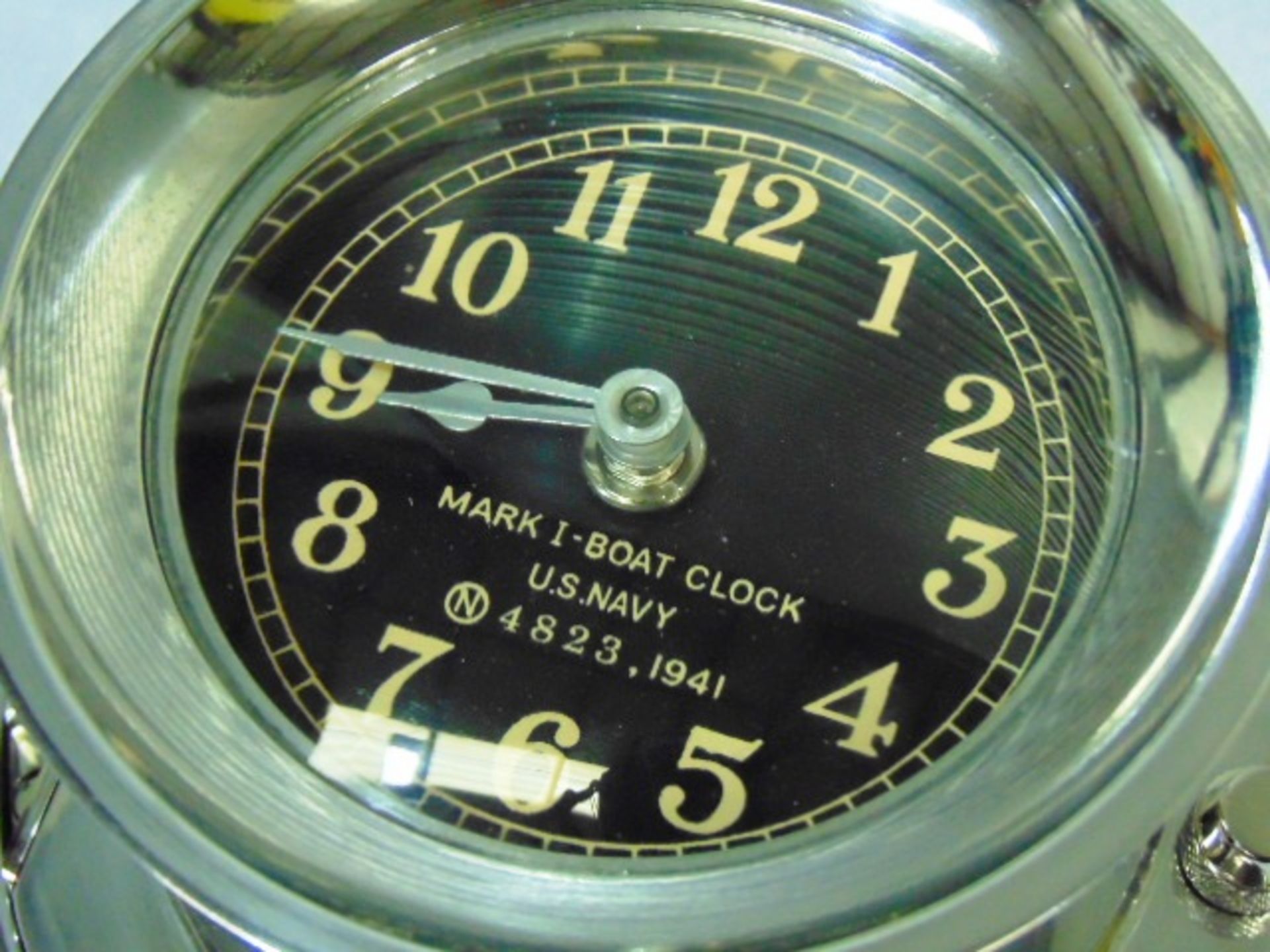 Replica Aluminium WWII US Navy Clock - Image 3 of 6