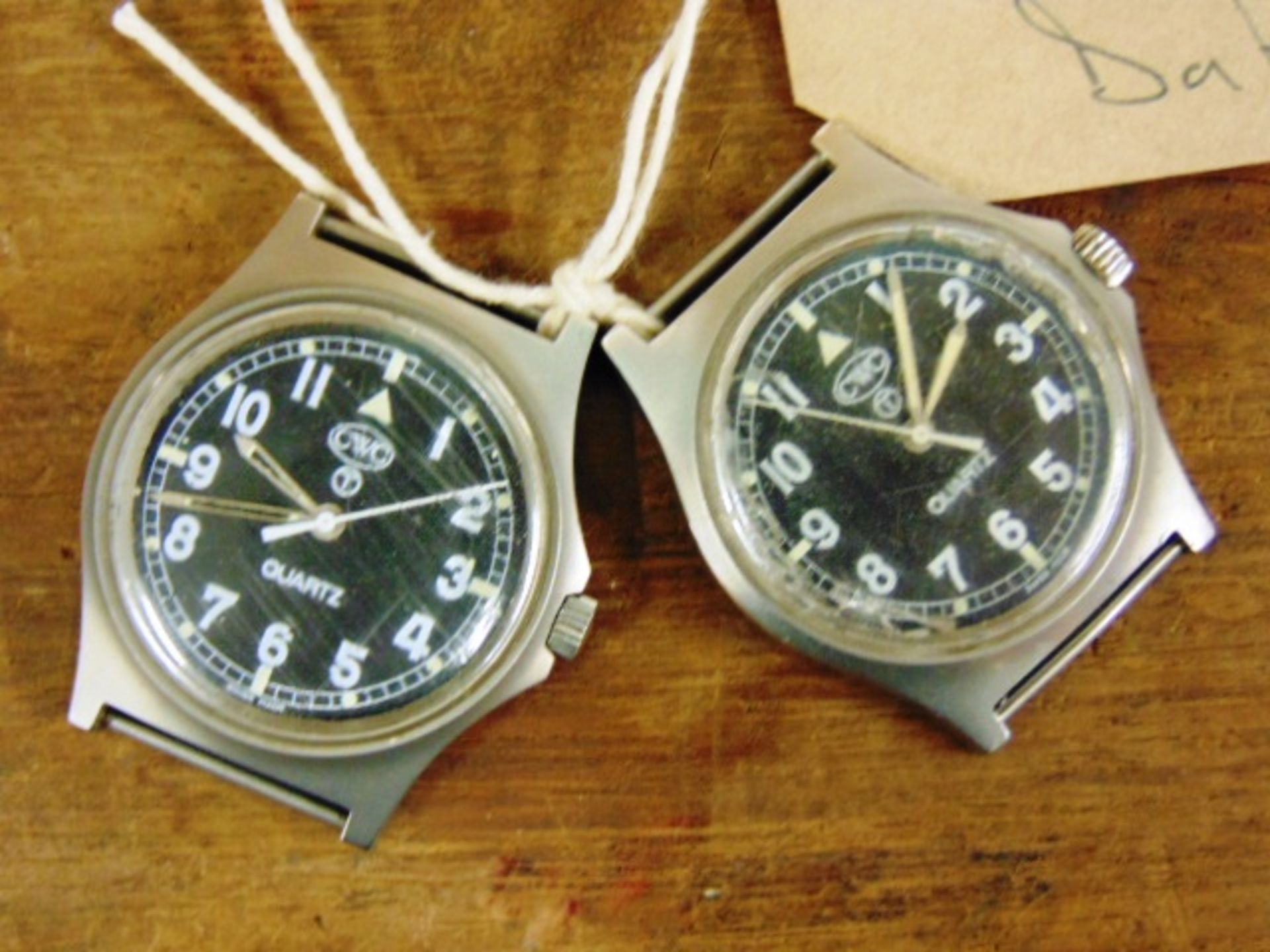 2 x 0552 Naval Issue CWC quartz wrist watches - Image 2 of 5