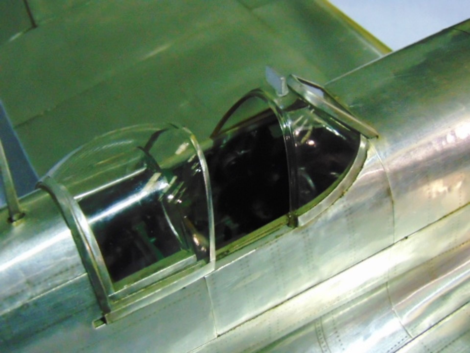 WWII Supermarine Spitfire Aluminium Scale Model - Image 5 of 12