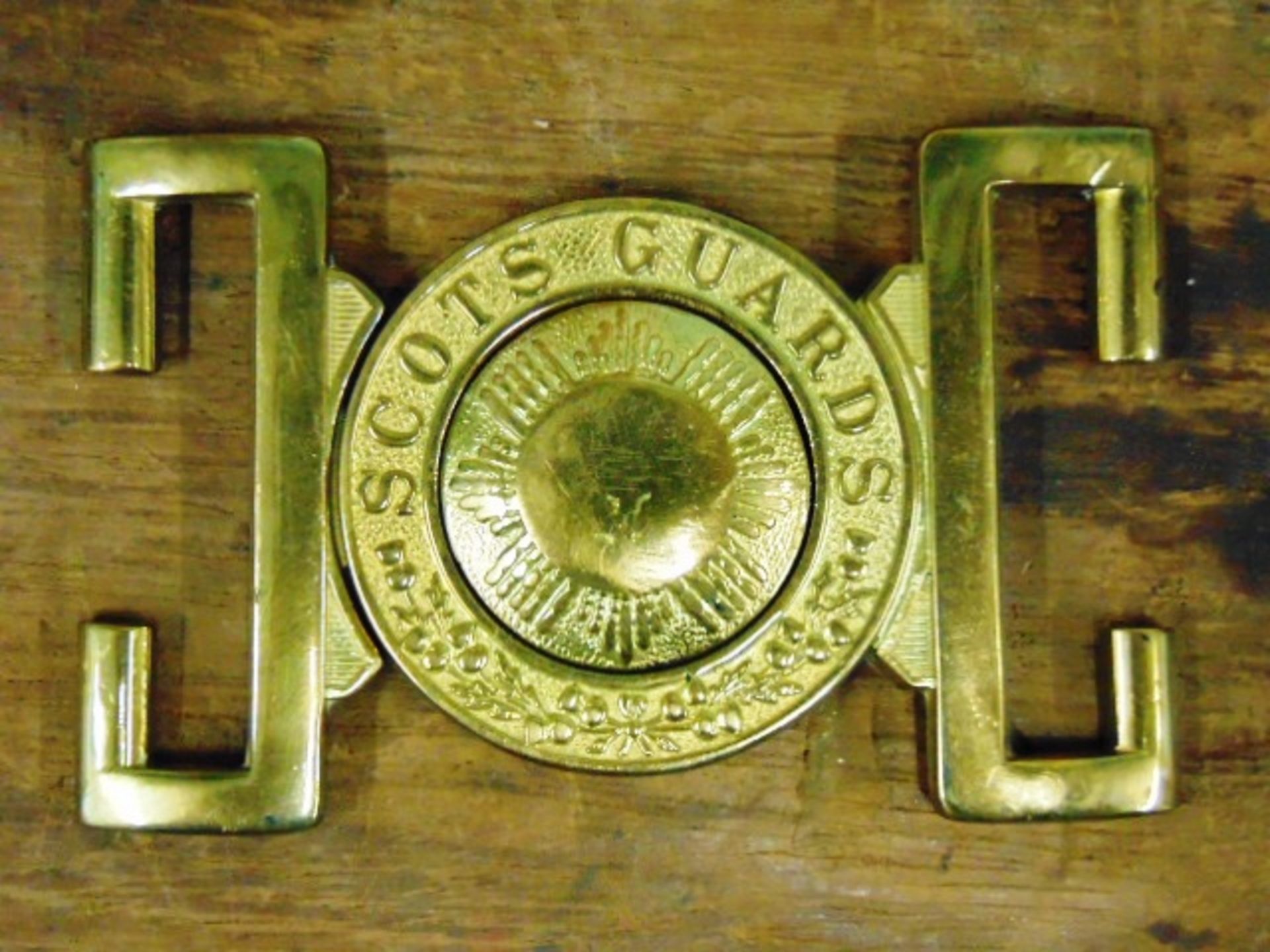 Scots Guards Brass Belt Buckle